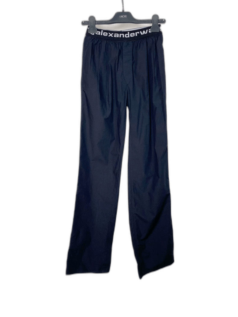 Alexander Wang Letter Print Straight Pants