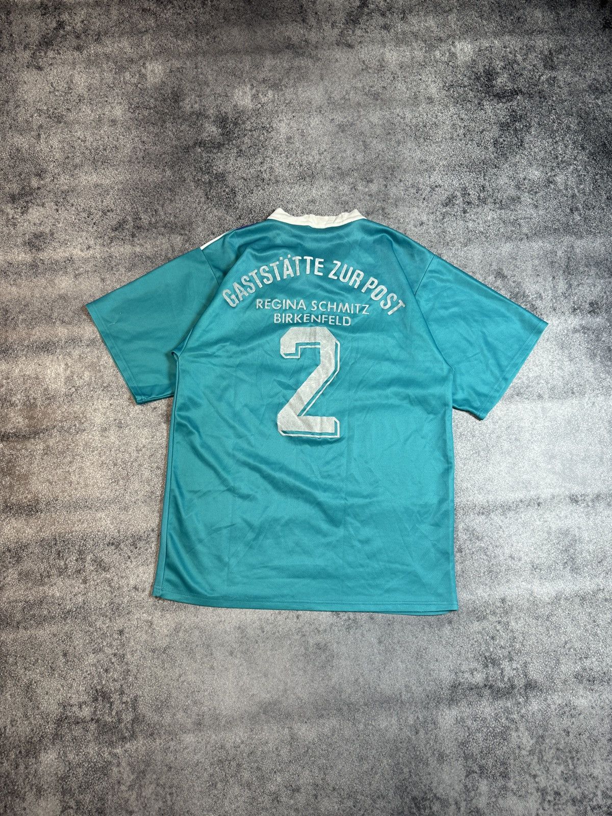 Vintage Vintage Uhlsport 2 Soccer Jersey 90s Style Blokecore USA XL Size US XL / EU 56 / 4 - 3 Thumbnail