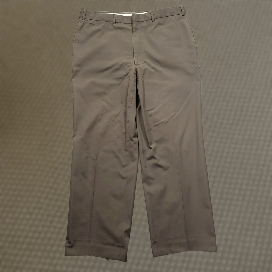 Brooks Brothers VINTAGE Brooks Brothers Dress Pants Mens 36X27 Brown Flat Front Trousers Straight Leg Men Regular Size 36X27 Brown Dress Pants - 80s 90s Size US 36 / EU 52 - 1 Thumbnail