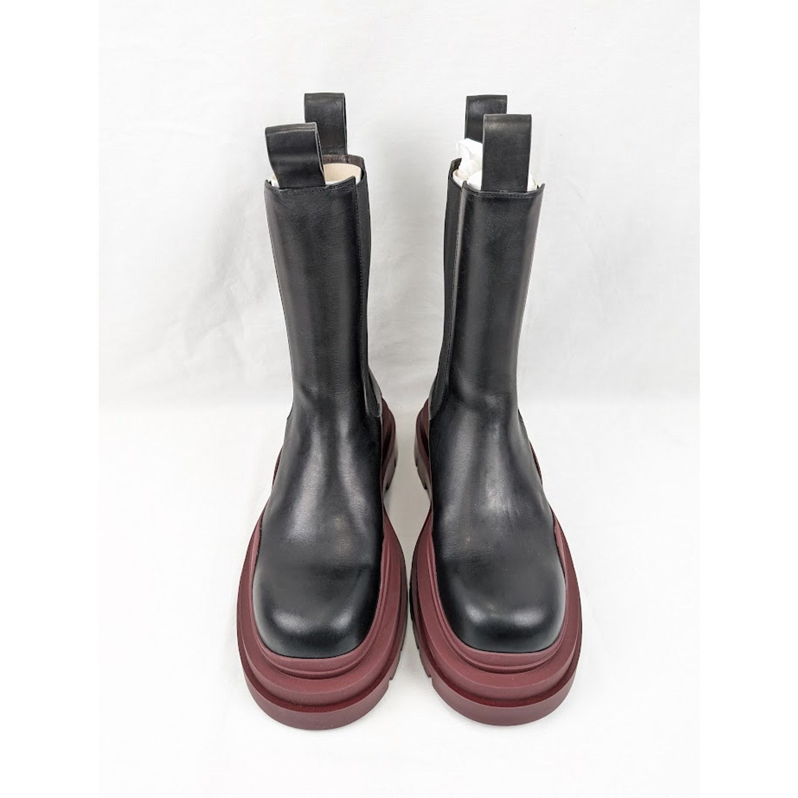 Bottega Veneta o1rshd1 Q:2 / Military Calf Tire Boots in Black Size US 10 / EU 43 - 15 Thumbnail
