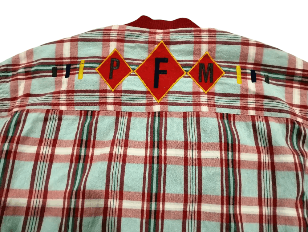 PERSON'S Vintage 90s Person's For Men Red Tartan Jacket Snap Button Size US L / EU 52-54 / 3 - 4 Thumbnail