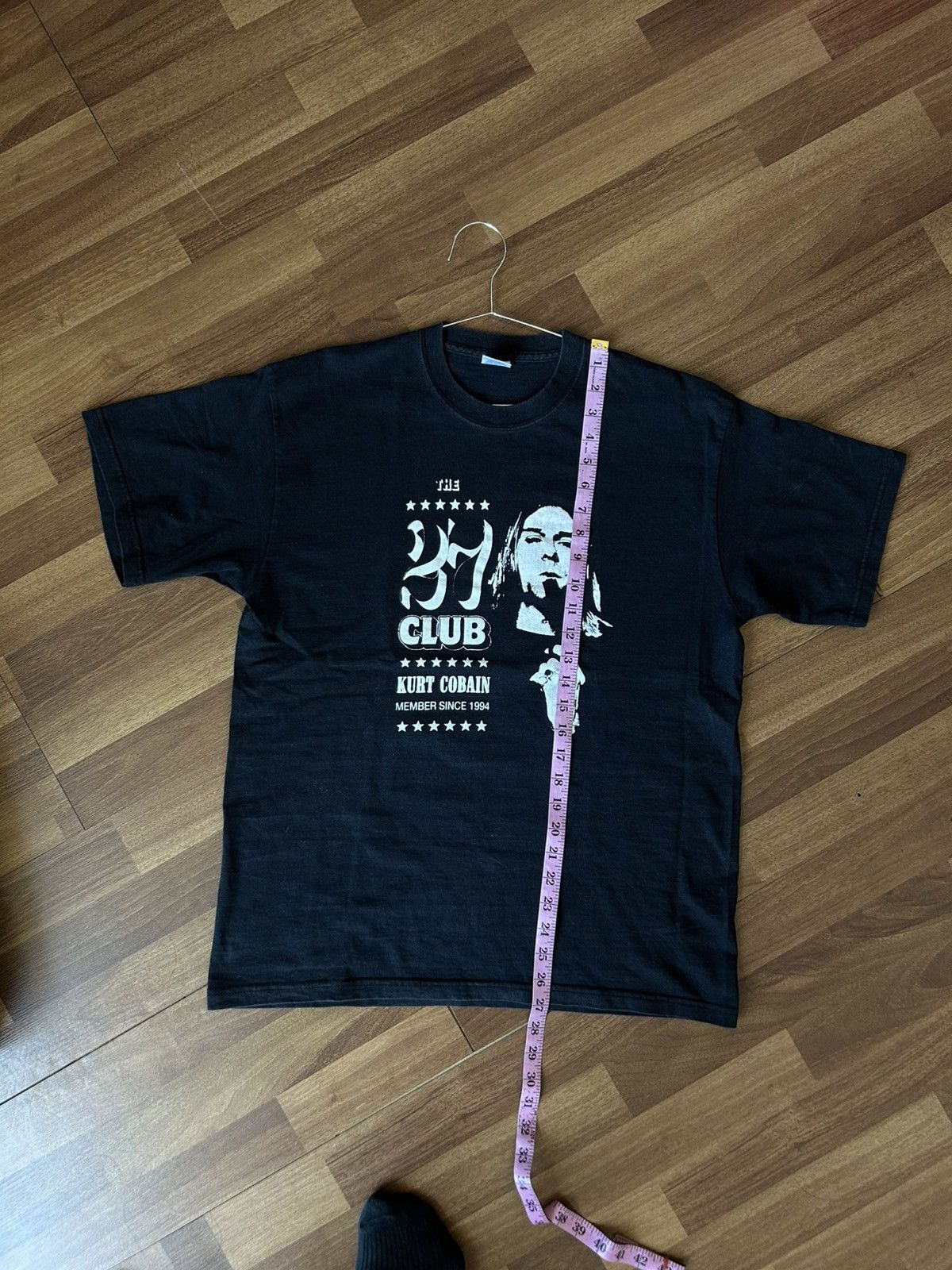 Band Tees Vintage Kurt Cobain Nirvana 27 Club Band T Shirt ERD Size US L / EU 52-54 / 3 - 9 Thumbnail