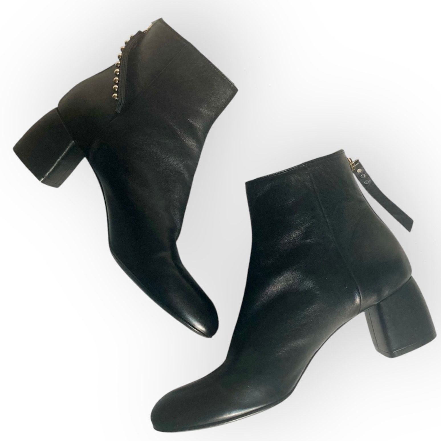 AGL AGL black leather ankle boots, womens EU 37.5/US 6.5 Size US 6.5 / IT 36.5 - 3 Thumbnail