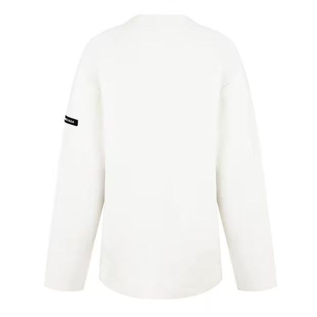 Balenciaga o1g2r1mq0924 Oversized Long Sleeve Cardigan in Cream Size S / US 4 / IT 40 - 2 Thumbnail
