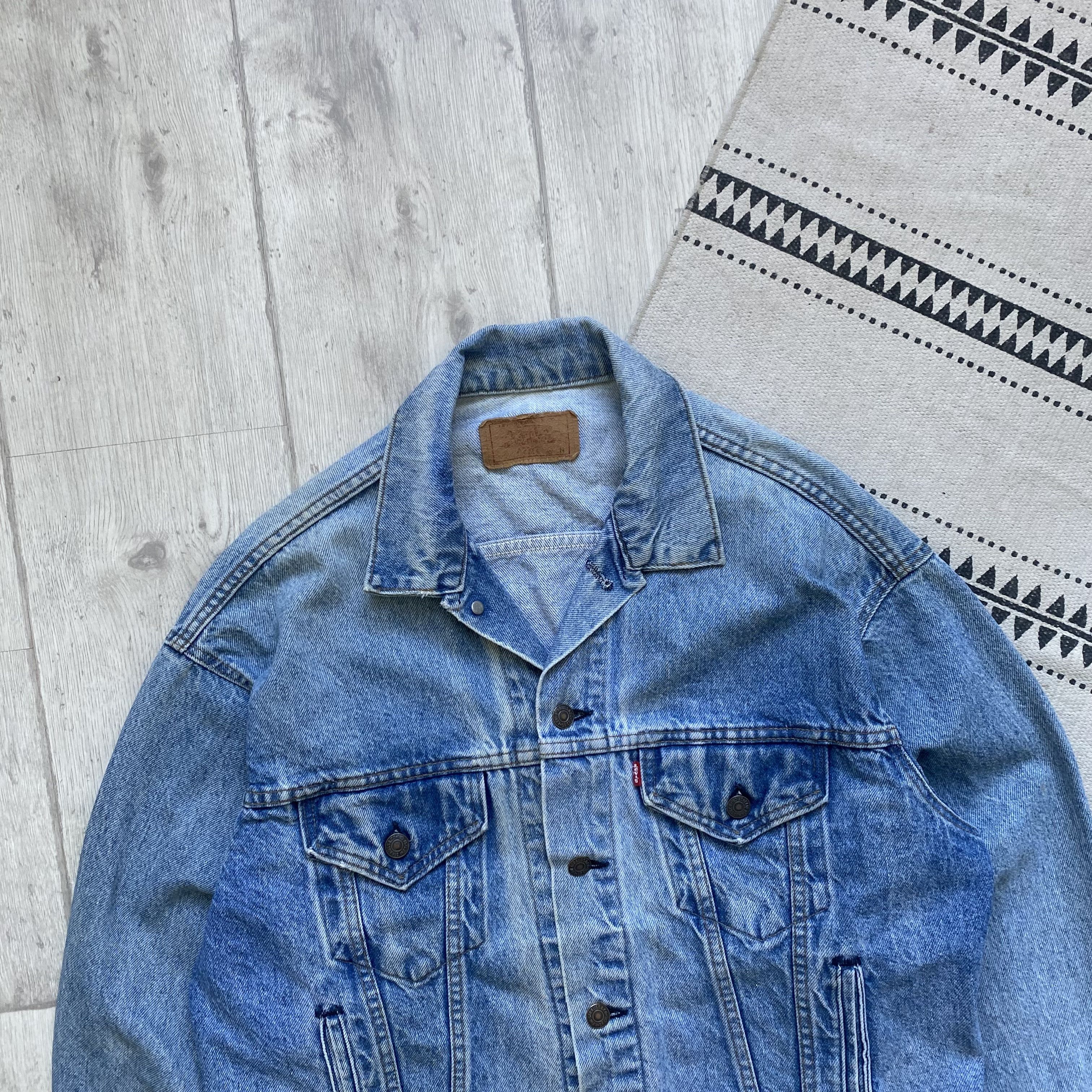 Levi's Vintage Clothing Vintage 80-90s Faded Levis denim jacket Made in USA Size US M / EU 48-50 / 2 - 2 Thumbnail