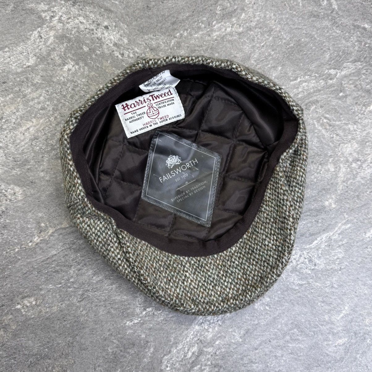 Harris Tweed Harris Tweed Failsworth flat cap wool hat Size ONE SIZE - 2 Thumbnail