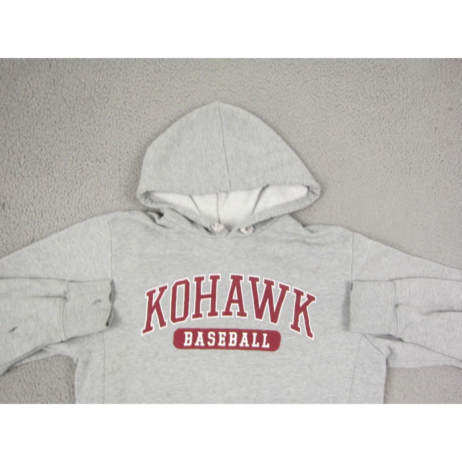Nike Nike Hoodie Mens S Gray Kohawks Vintage Center Swoosh Baseball Pullover Hooded Pockets Regular Size Small Vintage Shirt? Size US S / EU 44-46 / 1 - 2 Thumbnail