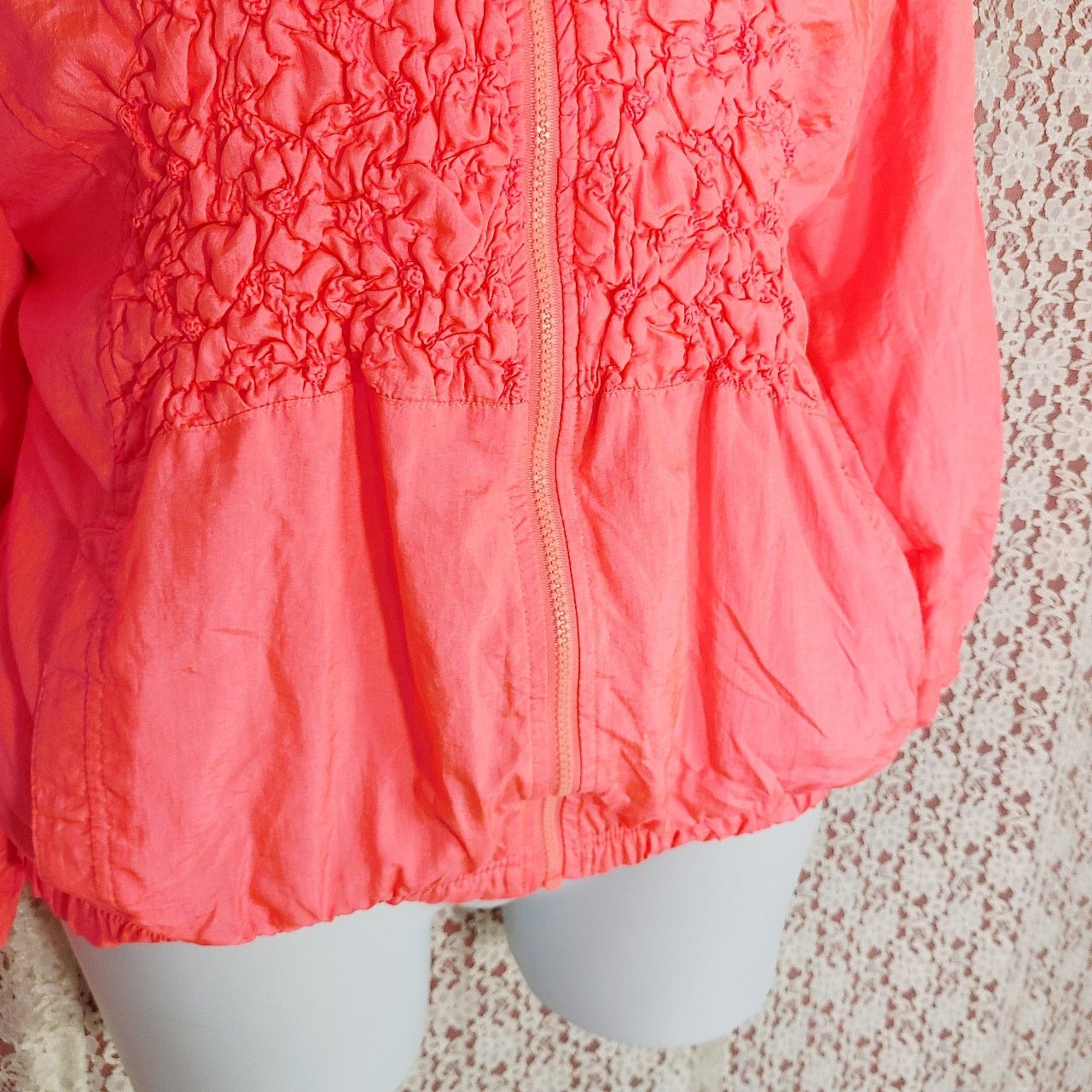 Vintage Vintage 90s ASR pink rouched full zip windbreaker size large Size L / US 10 / IT 46 - 6 Thumbnail