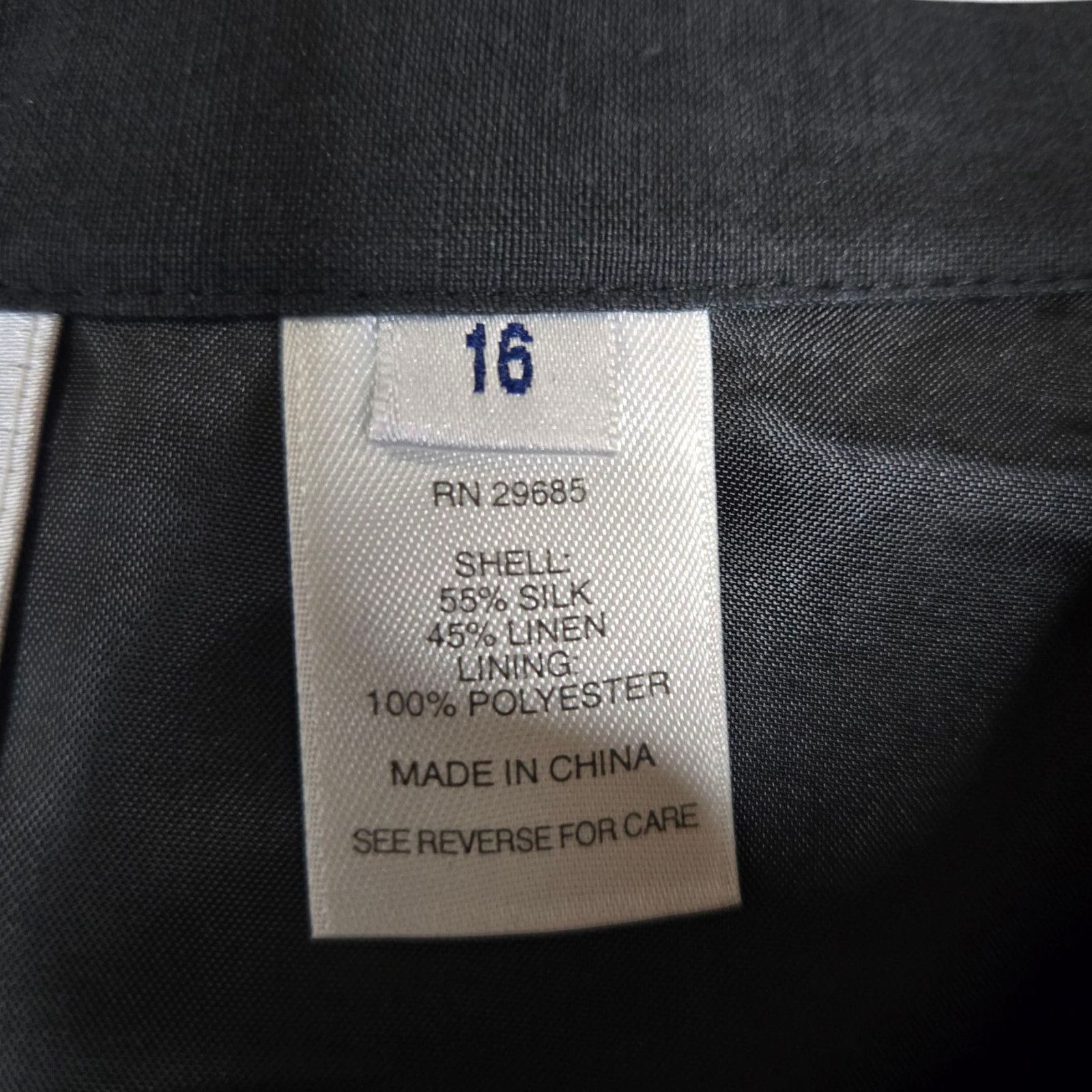 Pendleton Y2K Pendleton Gray Silk Linen Classic Midi Skirt Size 14 Size 36" / US 14 / IT 50 - 6 Thumbnail