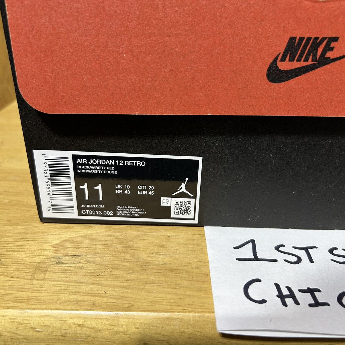 Designer × Jordan Brand × Nike Nike Air Jordan 12 Retro Flu Game 2025 Men’s 11 NEW Size US 11 / EU 44 - 8 Thumbnail