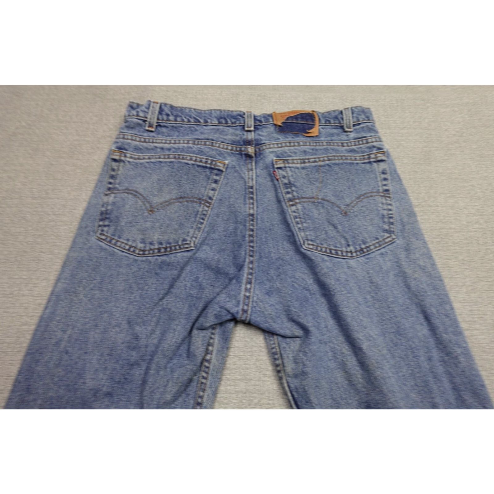 Levi's Levi's 505 Jeans Mens 36x32 Blue Regular Fit Straight Leg Light Wash Vintage Size US 36 / EU 52 - 7 Thumbnail