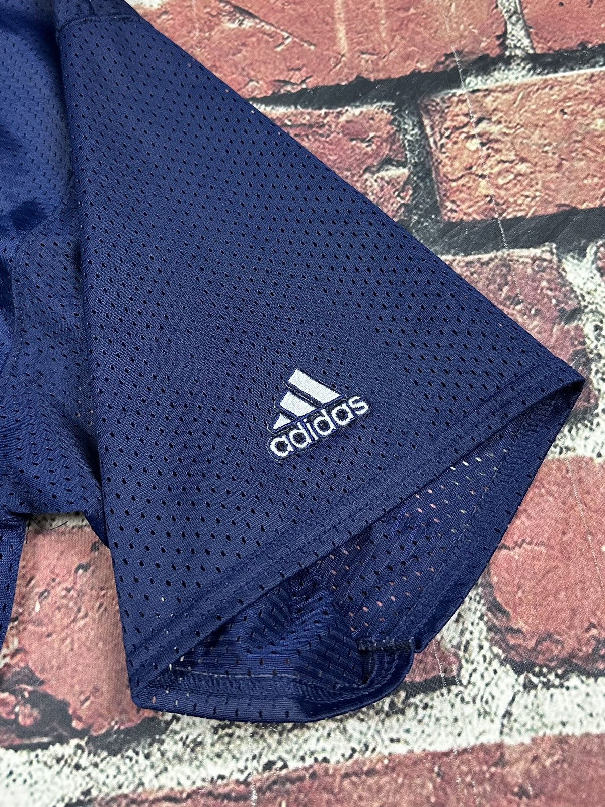 Adidas Vintage Adidas Team Baseball Jersey Blue Mesh Blank 90s Size US XL / EU 56 / 4 - 5 Thumbnail