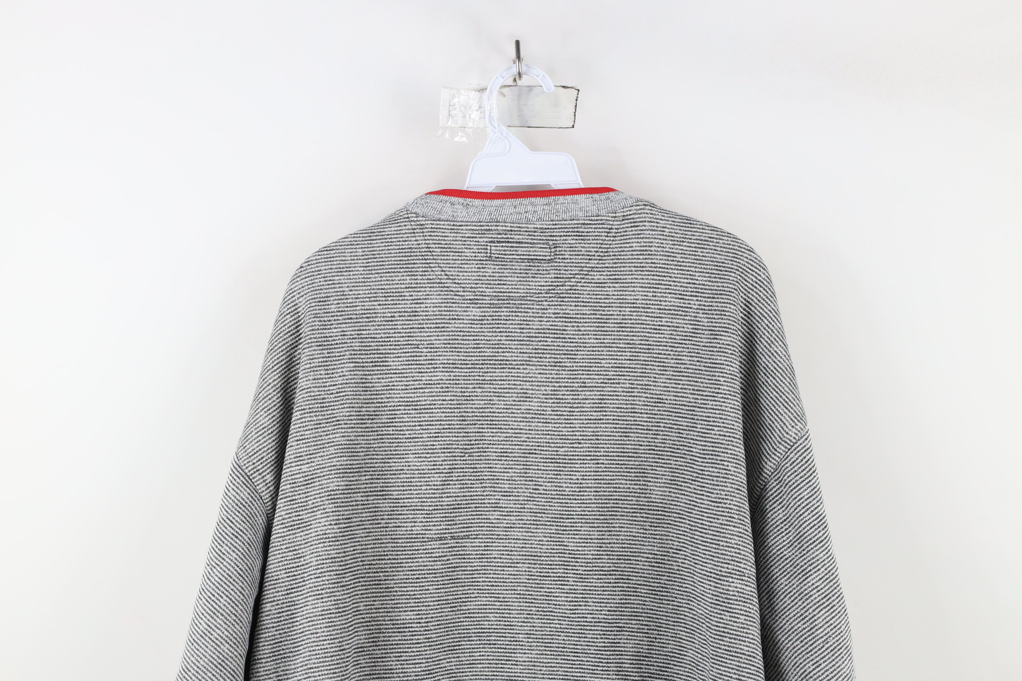 Vintage Vintage 90s Spell Striped Ohio State University Sweatshirt Size US XXL / EU 58 / 5 - 14 Thumbnail