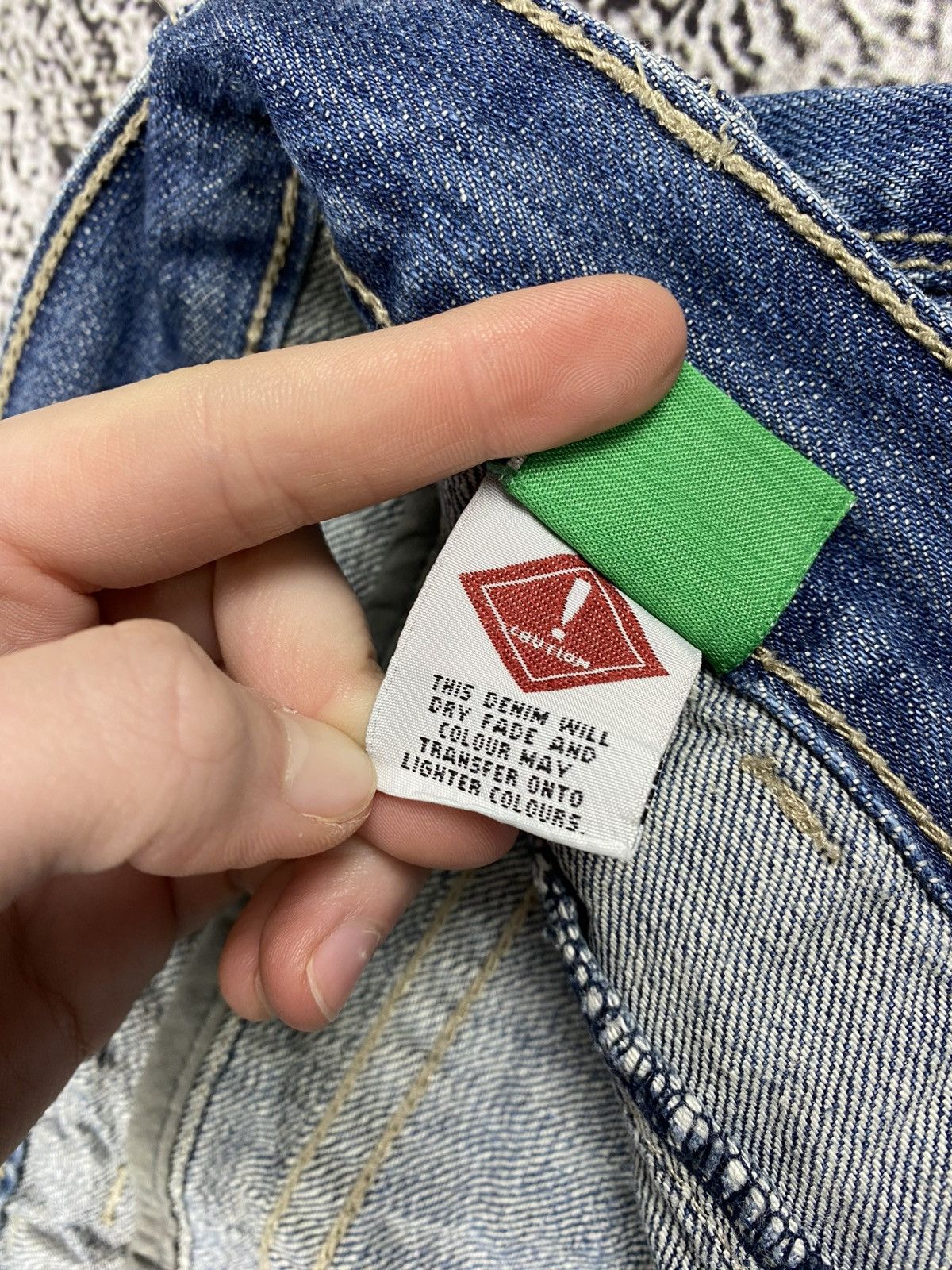 Vintage Vintage Y2K faded denim jeans streetwear Japanese style Size US 34 / EU 50 - 9 Thumbnail