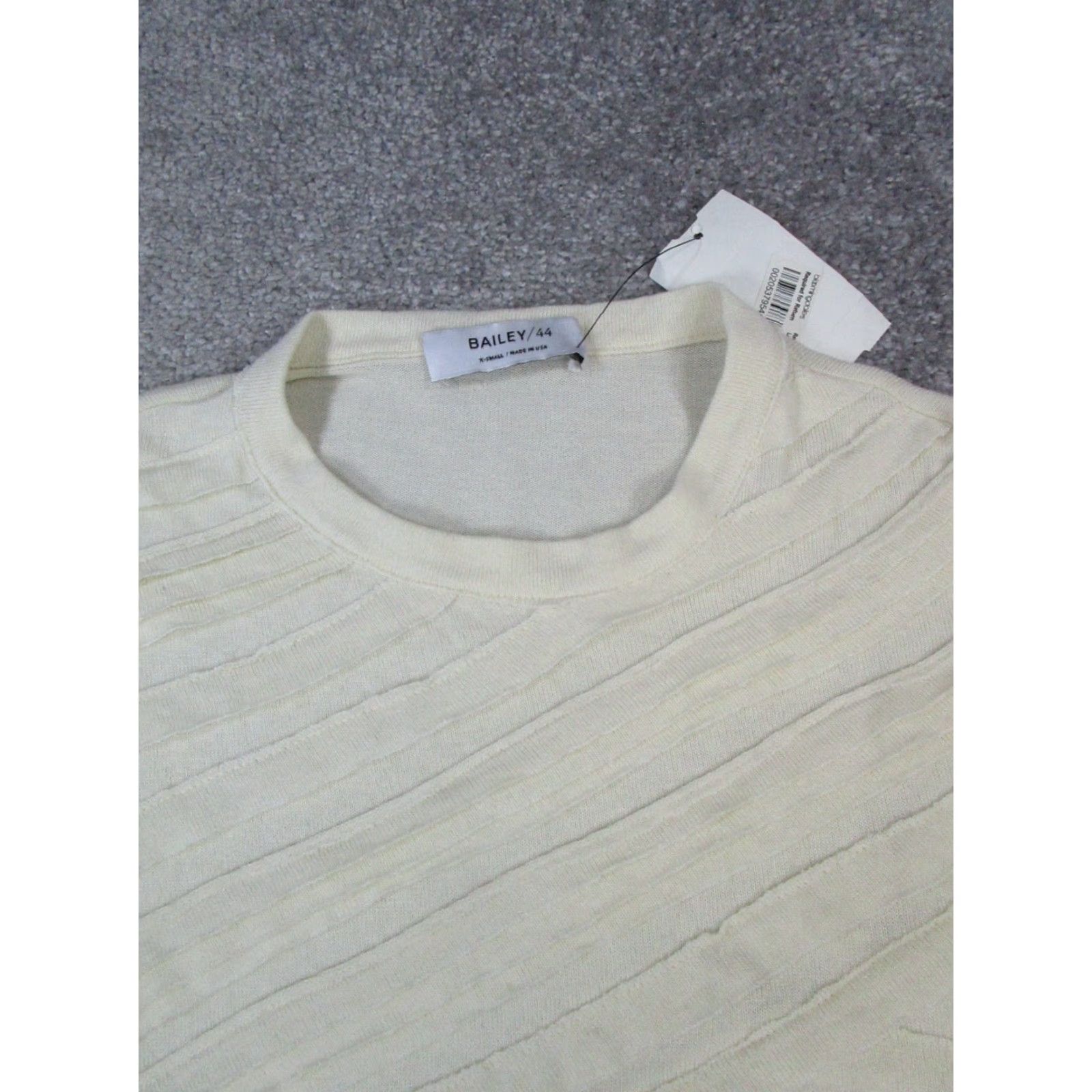 Bailey 44 Bailey 44 Sweater Womens XS Ivory Knit Pullover Crew Neck Long Sleeve Casual Fall Winter Spring Pullover Womens Xs Ivory Bailey 44 Sweater Size XS / US 0-2 / IT 36-38 - 2 Thumbnail