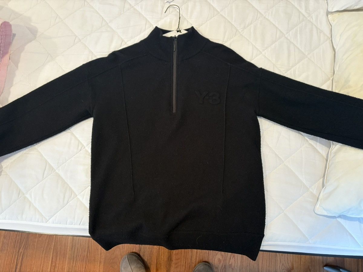 Y-3 Quarter Zip Sweater