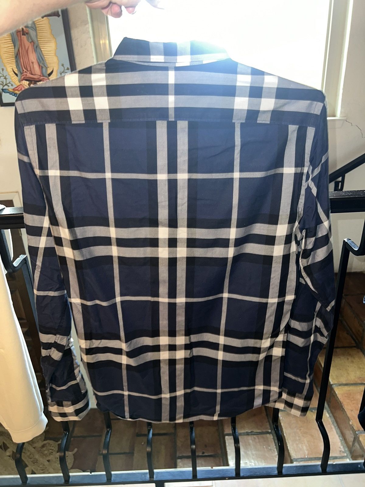 Burberry Burberry Blue Button Up Size US S / EU 44-46 / 1 - 2 Thumbnail