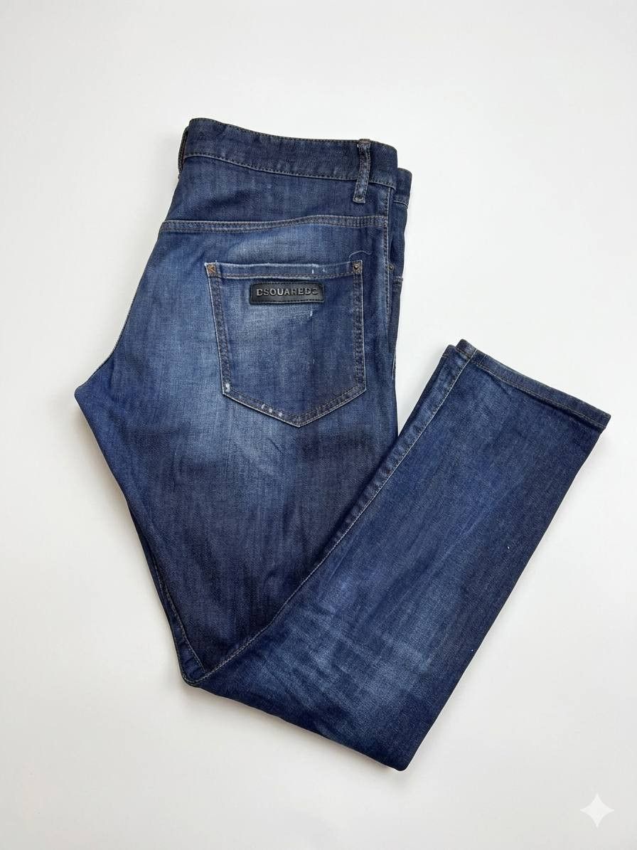 Dsquared2 Dsquared2 Distressed Slim Jeans IT 50 US 34 Size US 34 / EU 50 - 1 Thumbnail