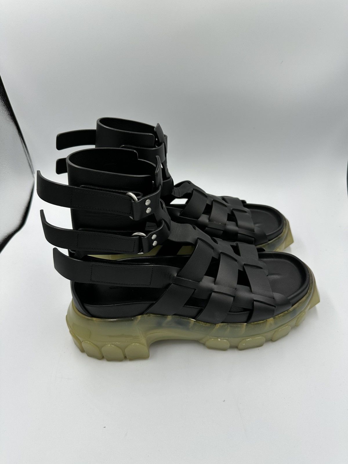 Rick Owens Drkshdw Rick Owens DRKSHDW “Gladiator” Sandals Size US 7 / EU 40 - 6 Thumbnail