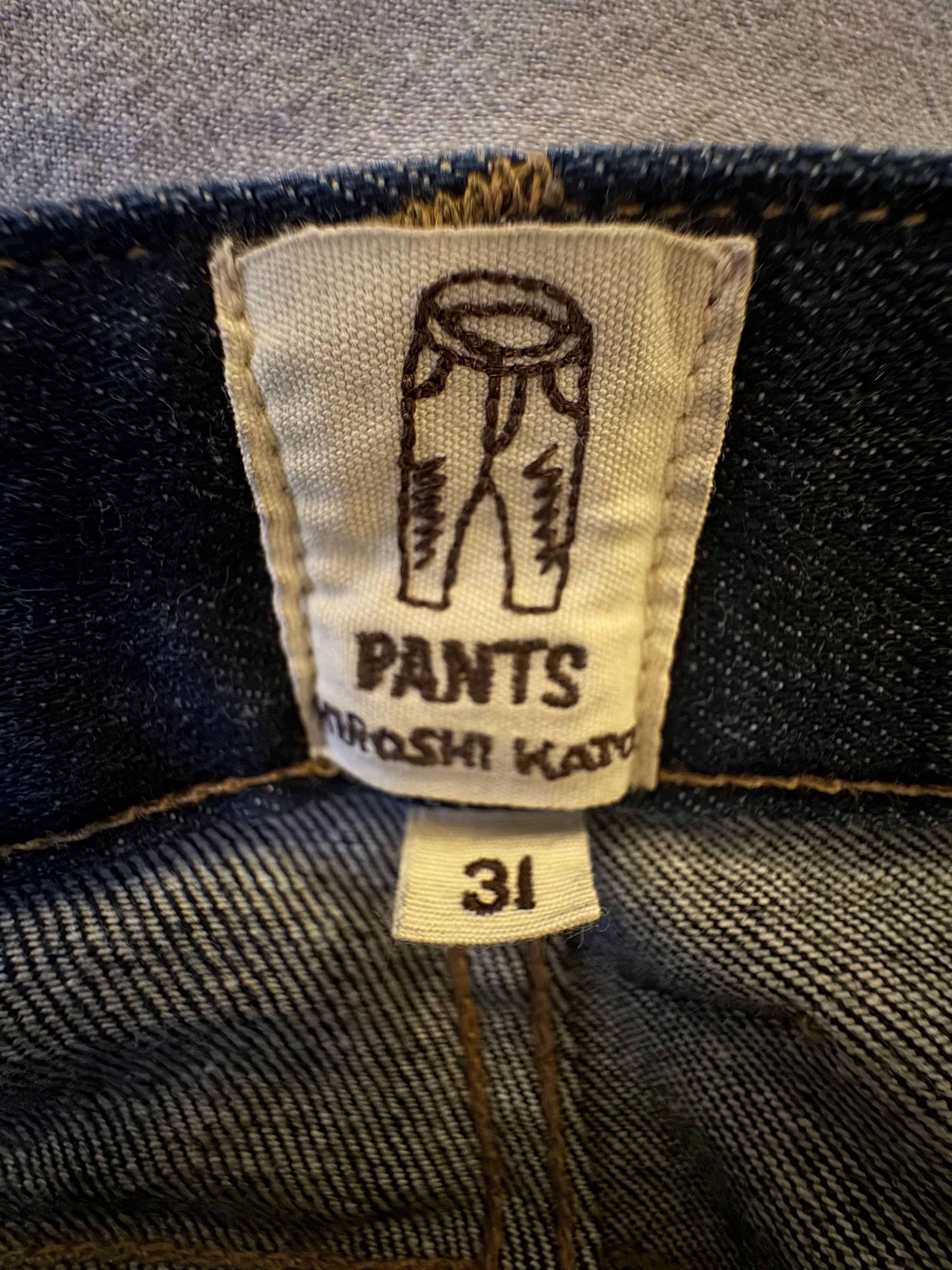 Hiroshi Kato hiroshi kato 10.5oz raw selvedge denim "pen slim" waist 31 Size US 31 - 4 Thumbnail