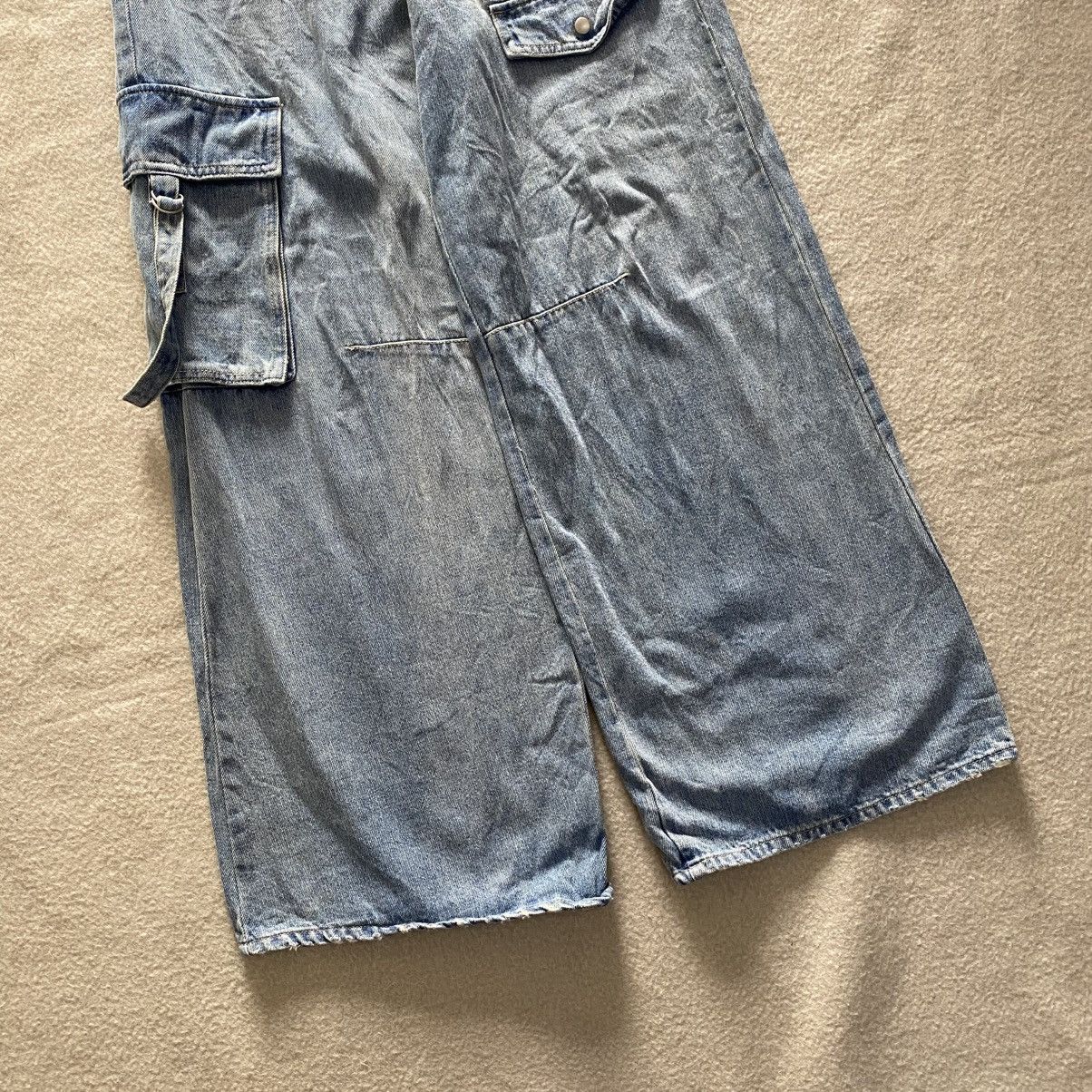 Hysteric Glamour × If Six Was Nine × Le Grande Bleu (L.G.B.) Ray Cassin Baggy Wide Jeans w26 Size 26" / US 2 / IT 38 - 4 Thumbnail