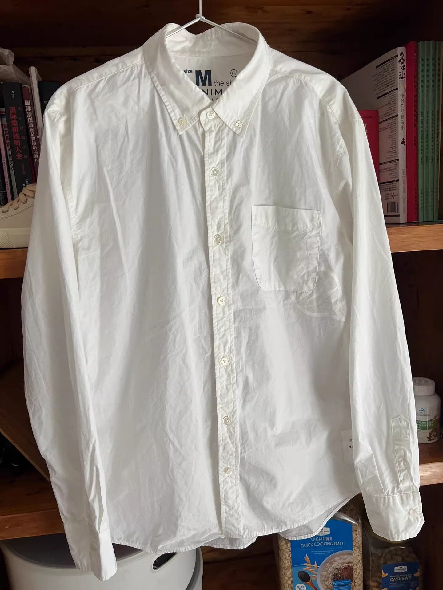 Vanquish VANQUISH&FRAGMENT White Long-Sleeve Shirt Size US M / EU 48-50 / 2 - 2 Thumbnail
