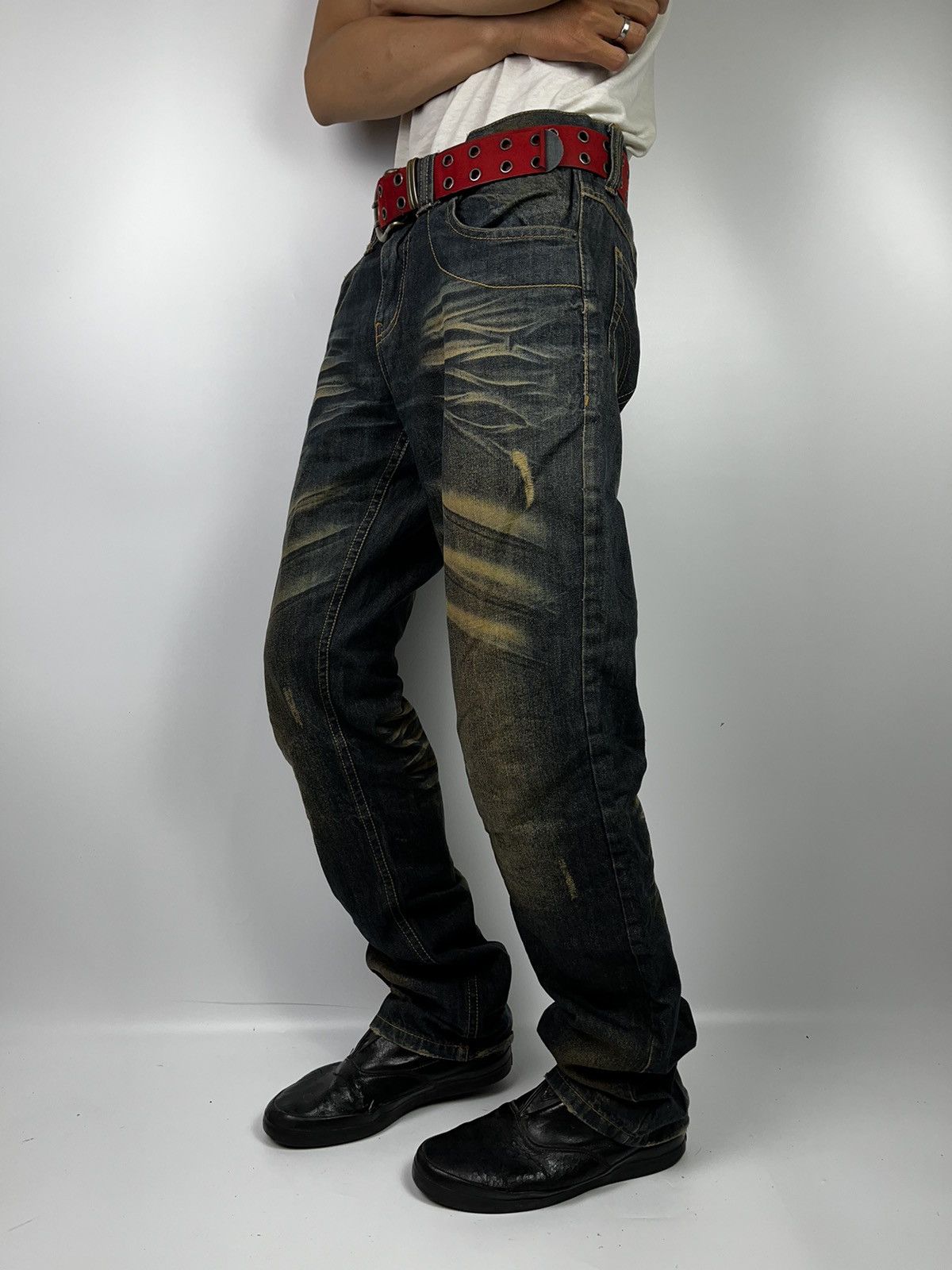 If Six Was Nine buffalo bobs wash jeans pant japanese brand Size US 34 / EU 50 - 14 Thumbnail