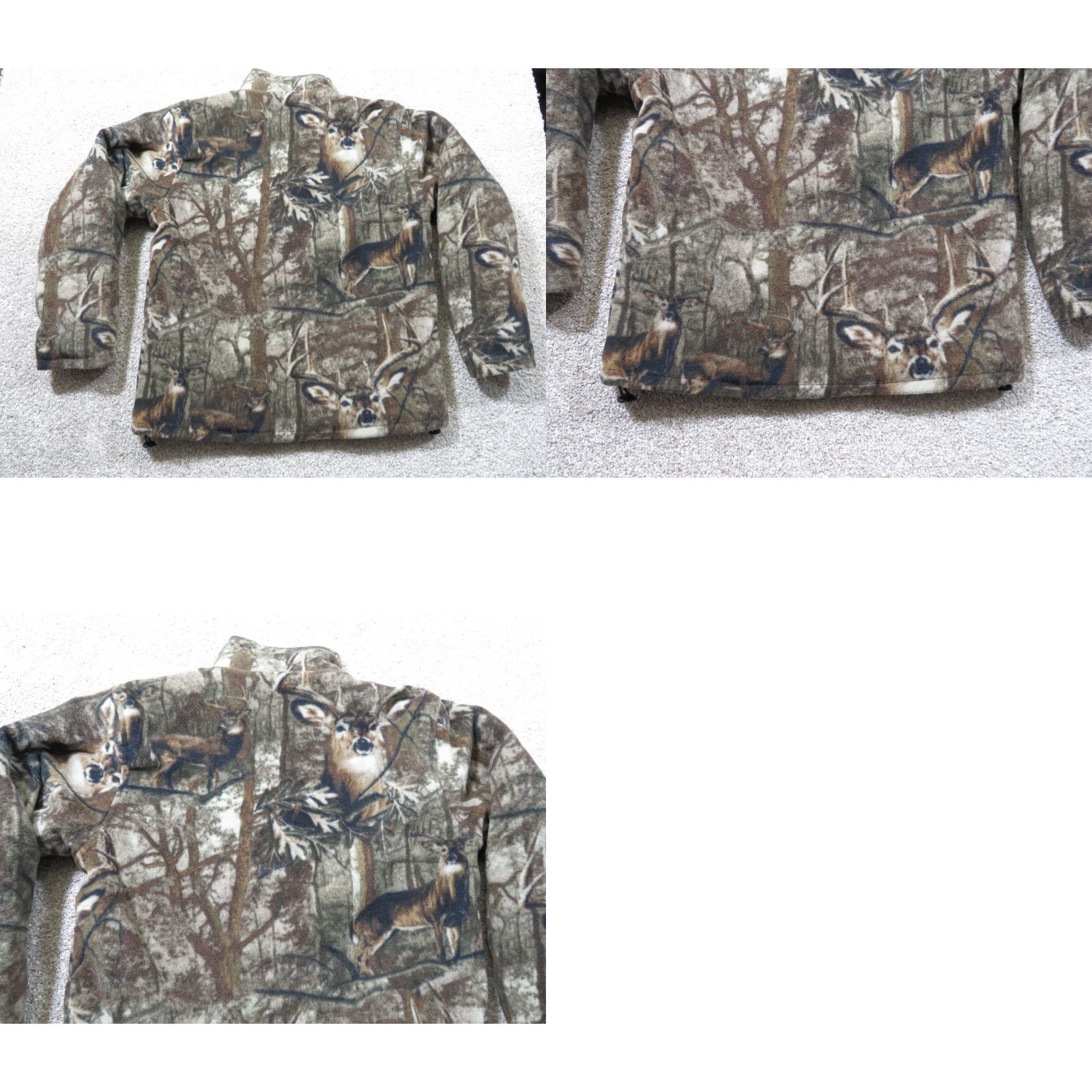Vintage Maxxsel Sherpa Lined Camo Jacket Zip-up Deer Hunting Heavy Warm L Winter Coat Size US L / EU 52-54 / 3 - 8 Thumbnail