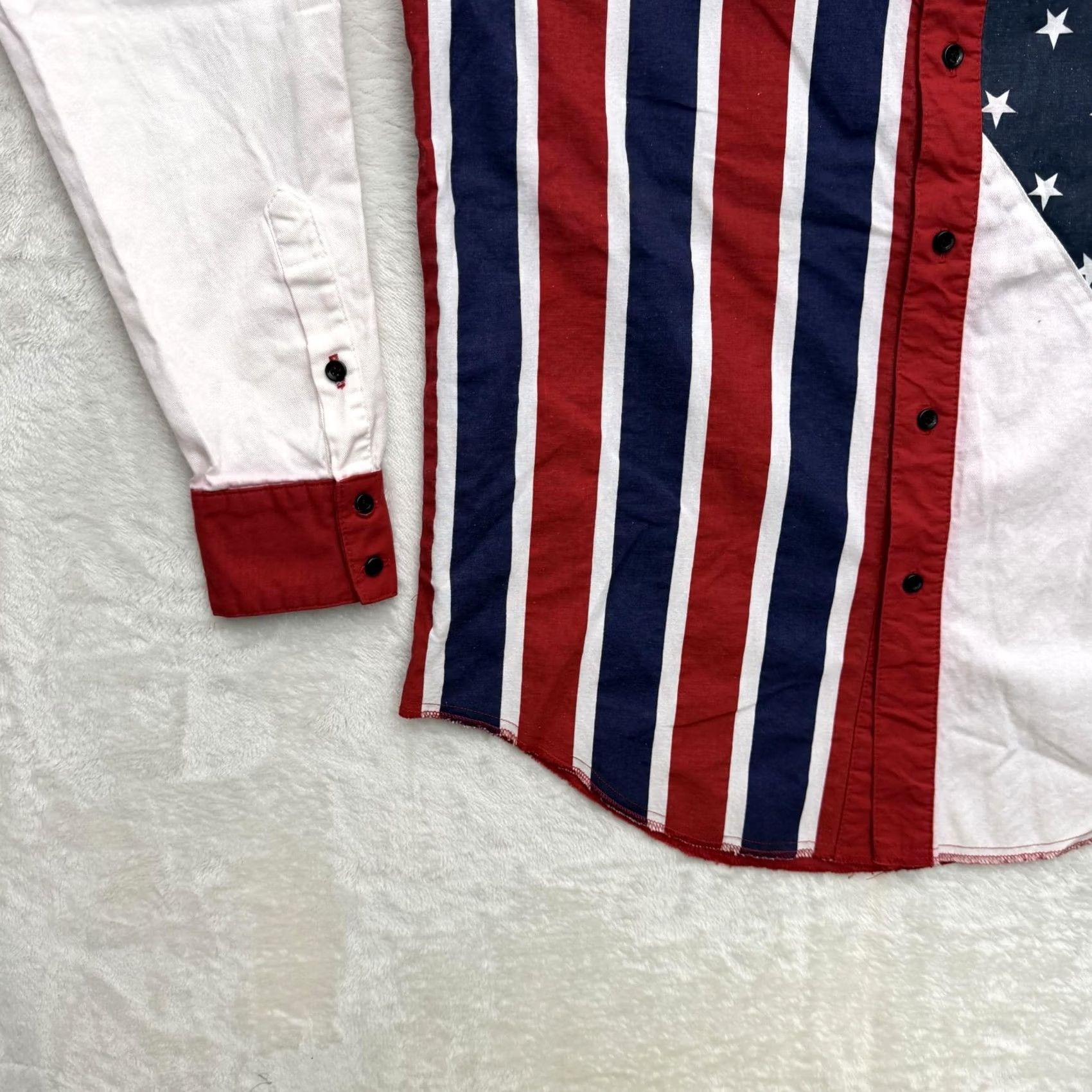 Vintage VINTAGE Cowboy Threads Shirt Mens Small USA Patriotic Western Button Up Size US S / EU 44-46 / 1 - 6 Thumbnail