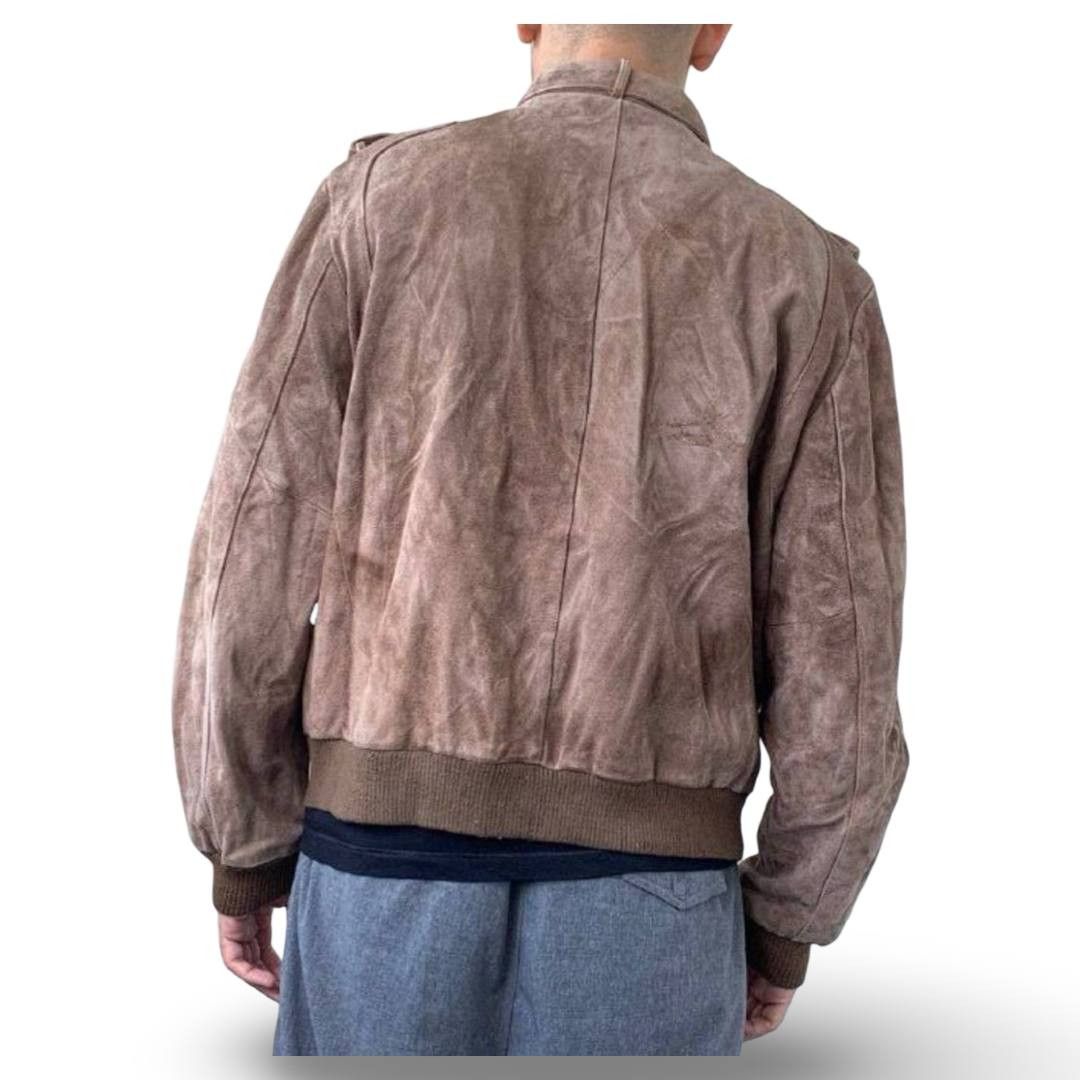 Leather Leather bomber VTG #1057 Size US L / EU 52-54 / 3 - 4 Thumbnail
