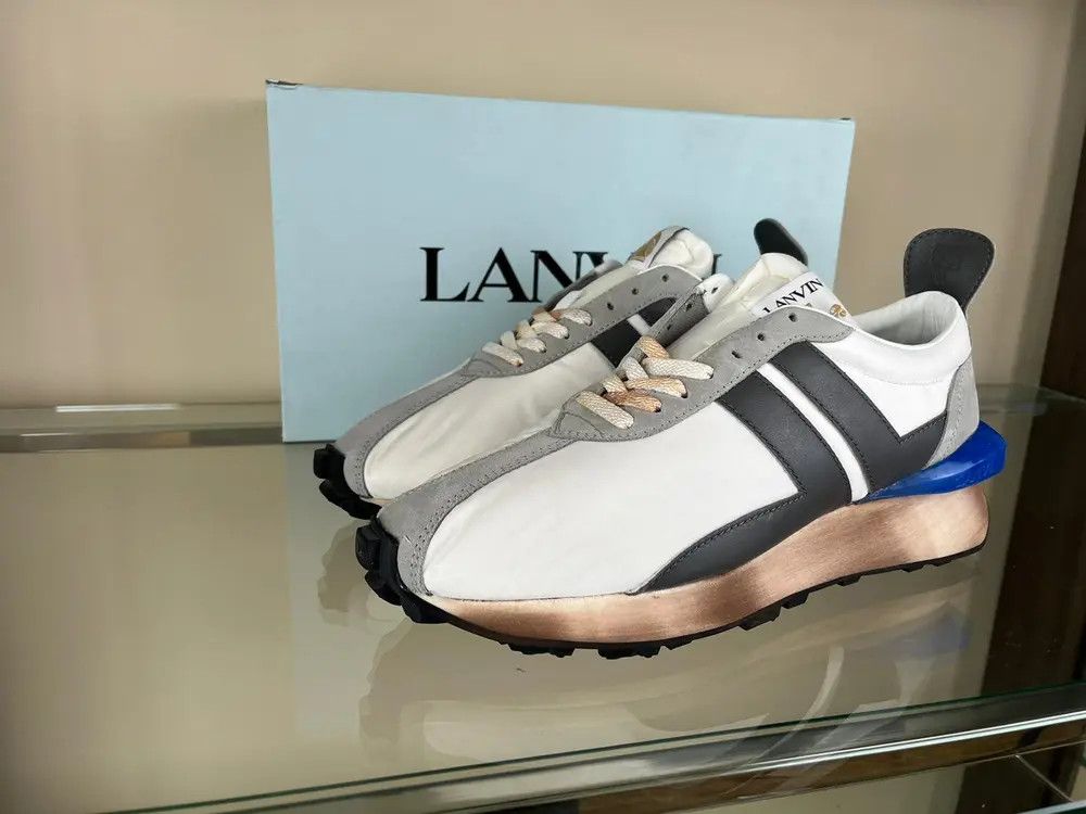 Lanvin Low Top Runner Sneakers in Multicolor Size US 11 / EU 44 - 2 Thumbnail