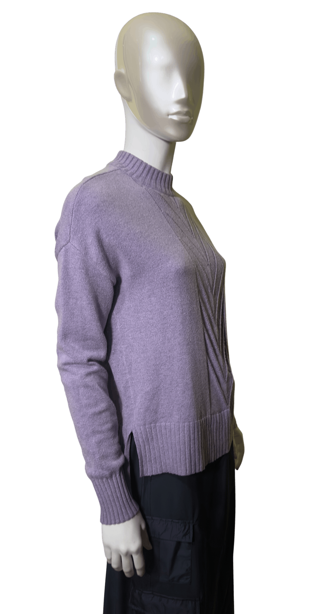 Badgley Mischka Purple knitwear jumper Size S / US 4 / IT 40 - 2 Thumbnail