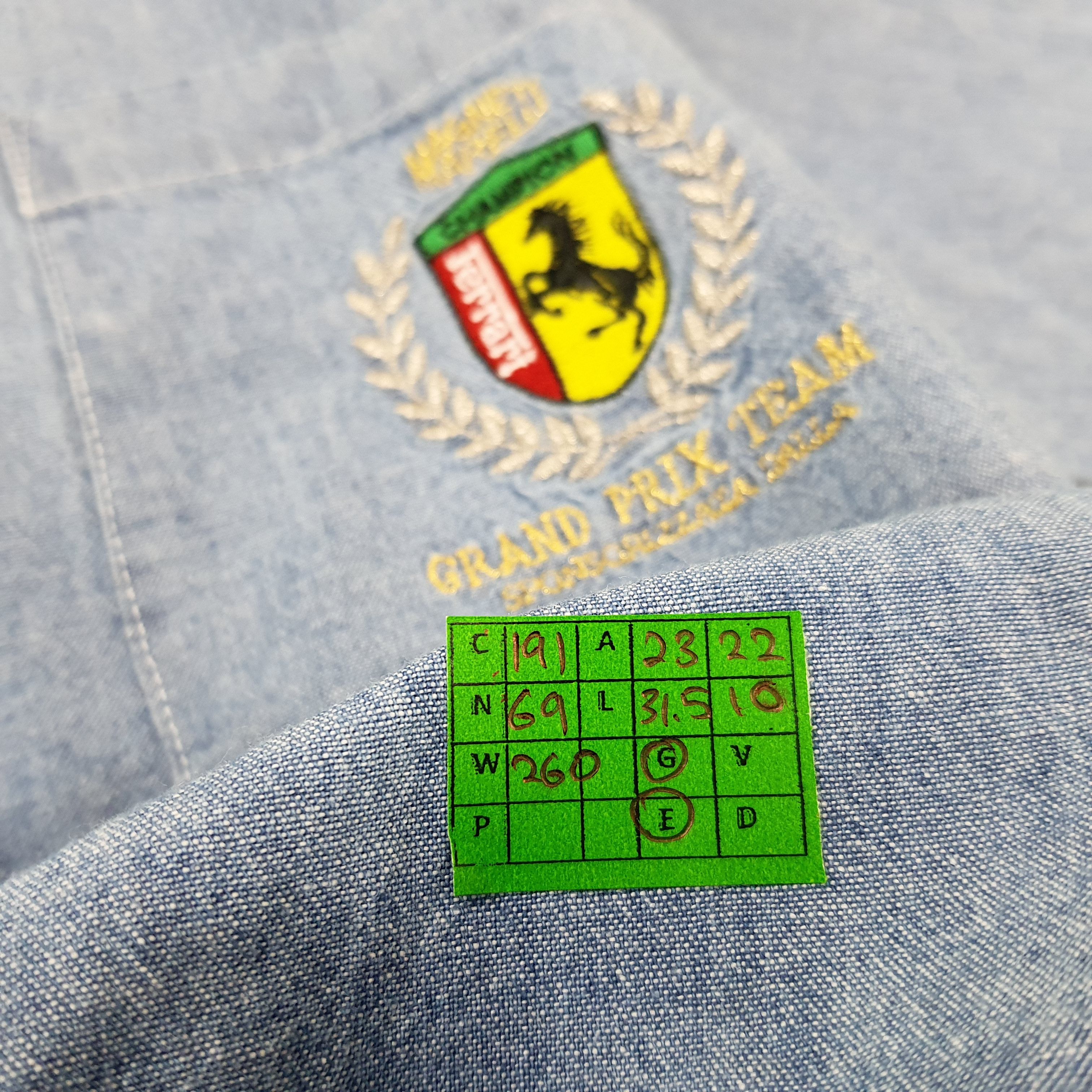 Ferrari × Vintage Vintage Ferrari Magneti Marelli Motorsports Racing Shirt Size US L / EU 52-54 / 3 - 9 Thumbnail