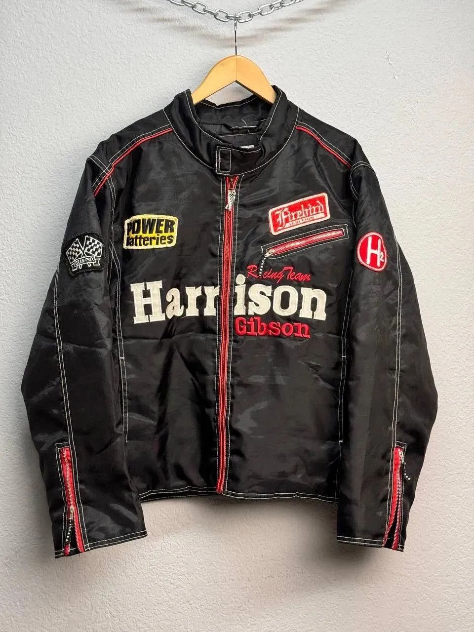 Harley Davidson Harrison Racing Jacket Big Star Nascar Ferrari bomber F1 Size US XL / EU 56 / 4 - 2 Thumbnail