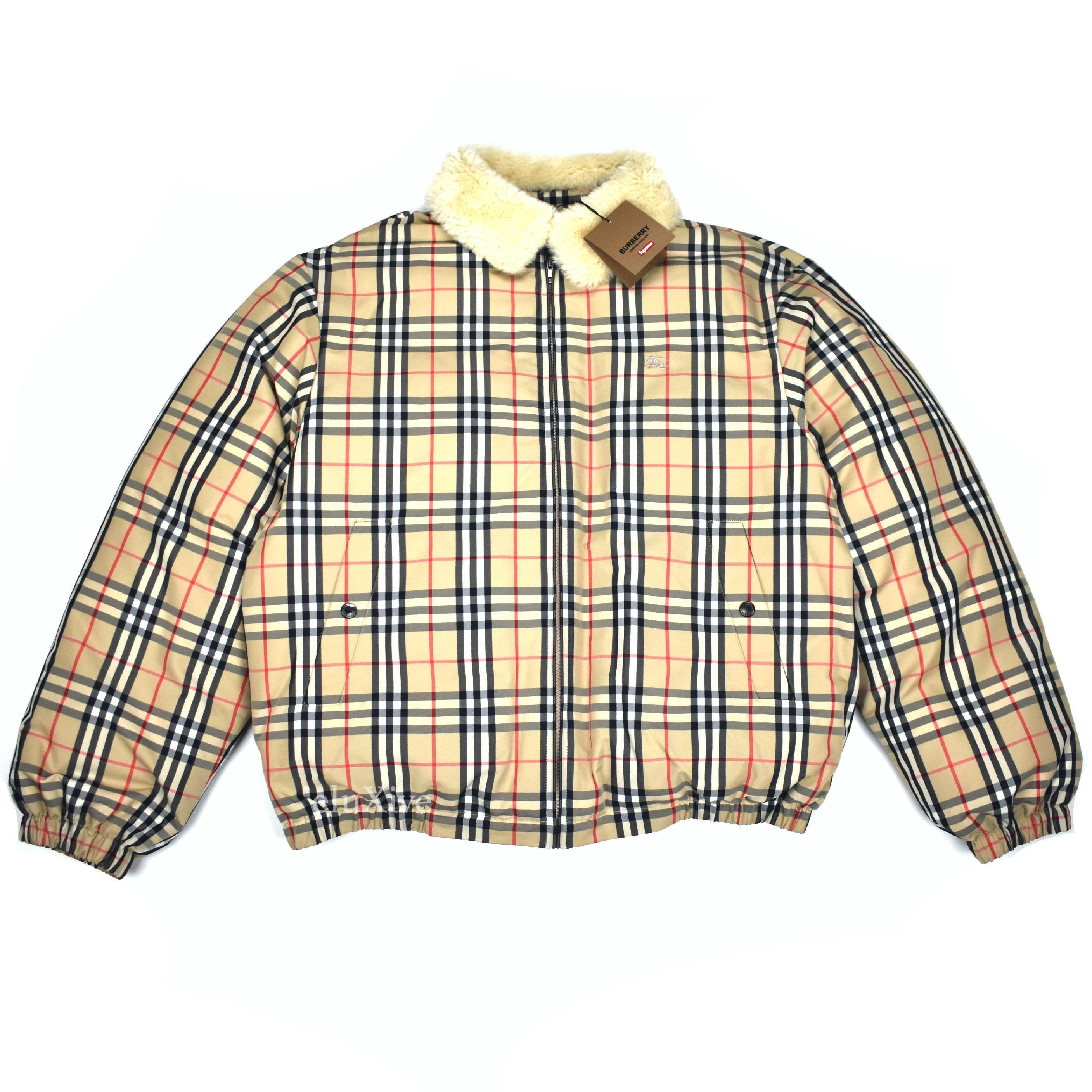 Burberry × Supreme Supreme Burberry Beige Nova Check Logo Puffer Jacket DS Size US L / EU 52-54 / 3 - 1 Preview