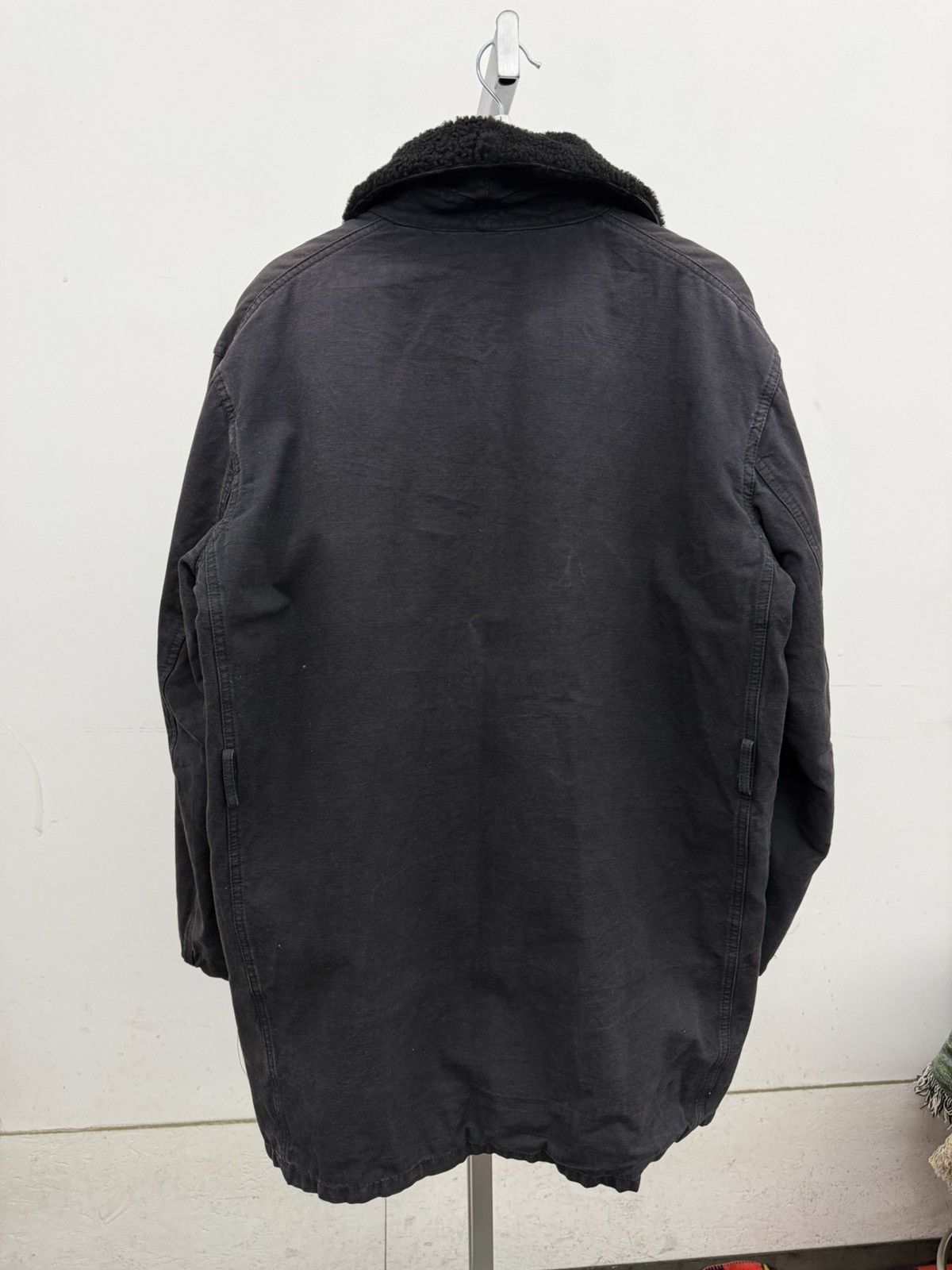 Balenciaga Balenciaga Asymmetric DoubleBreasted Sherpa Canvas Deck Coat Size US M / EU 48-50 / 2 - 3 Thumbnail
