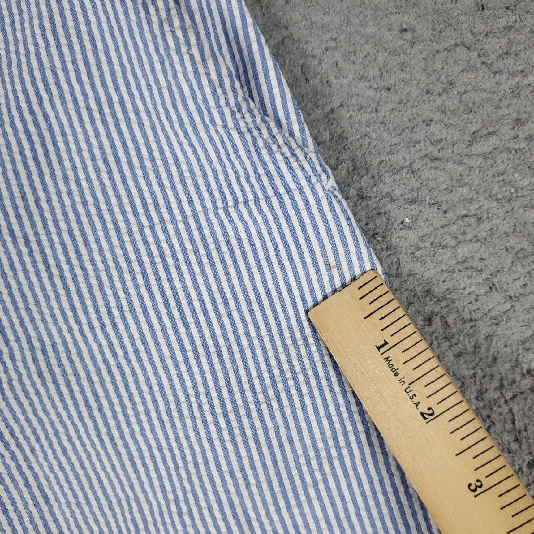Ralph Lauren Ralph Lauren Shorts Mens Size 36 Blue Stripe Chino Flat Front Cotton Zip Size US 36 / EU 52 - 4 Thumbnail