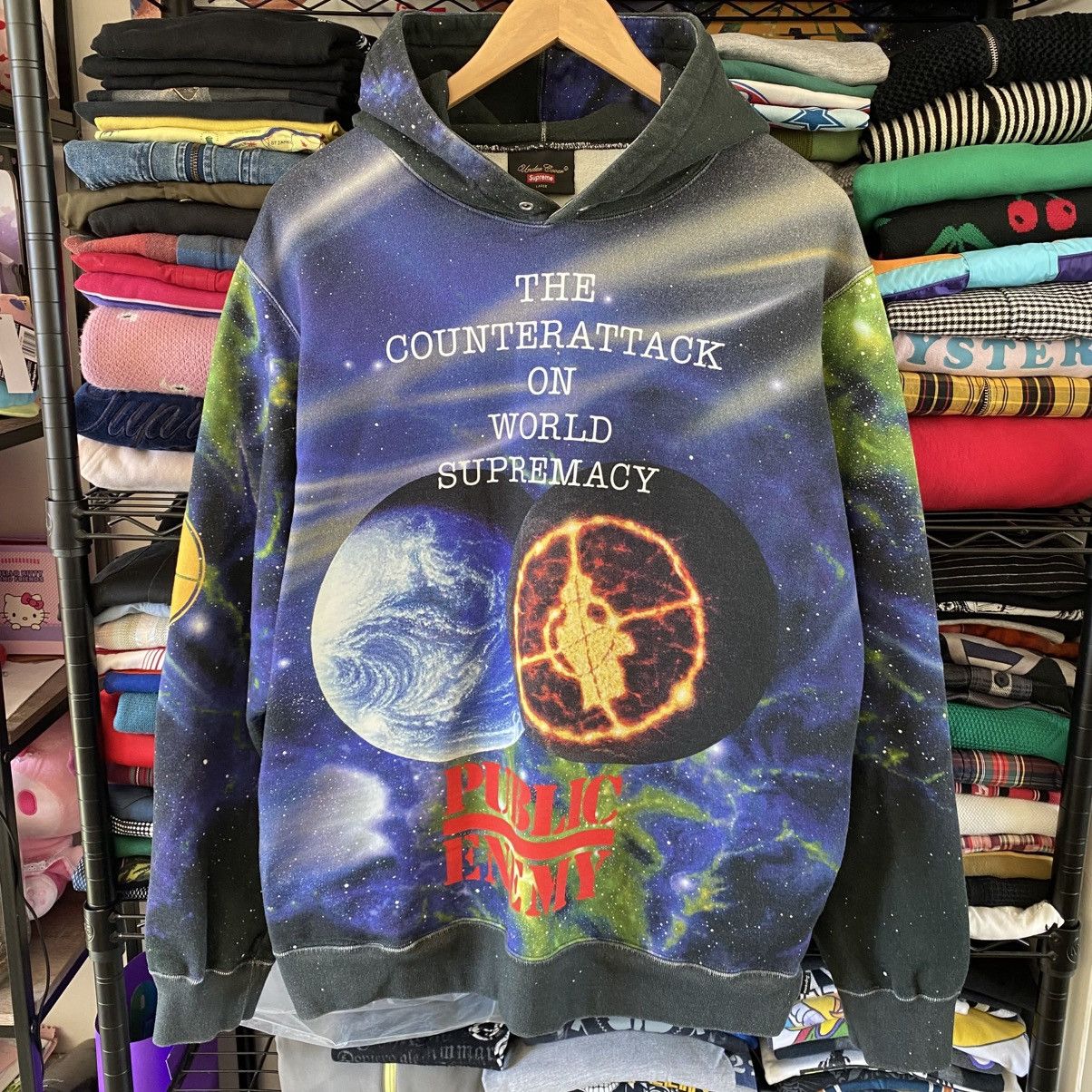 Supreme × Undercover SS18 Public Enemy Hoodie | Grailed