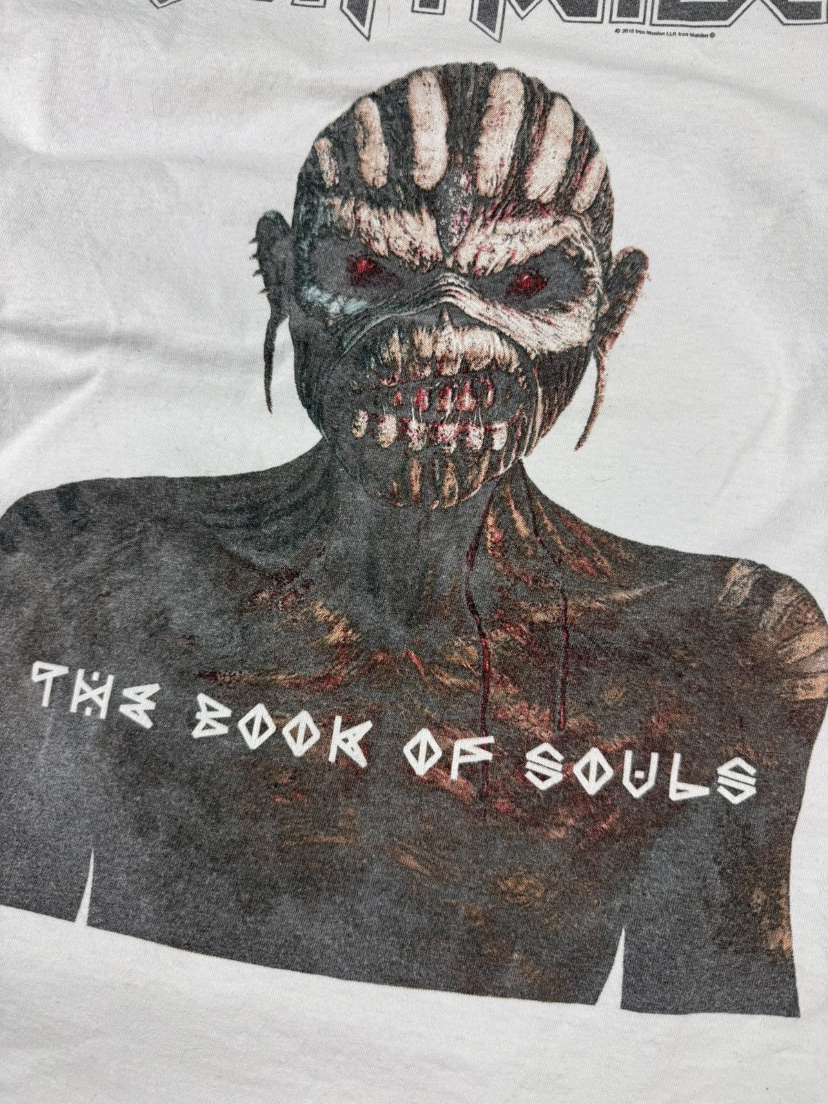 Band Tees Vintage 00s Iron Maiden the book of souls long sleeve tee Size US XL / EU 56 / 4 - 6 Thumbnail