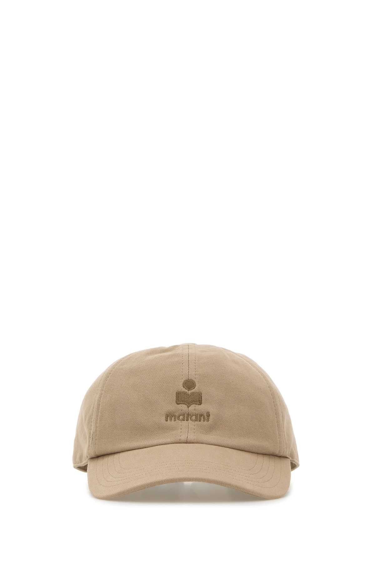 Isabel Marant Cappuccino Cotton Tomas Baseball Cap Size ONE SIZE - 1 Thumbnail