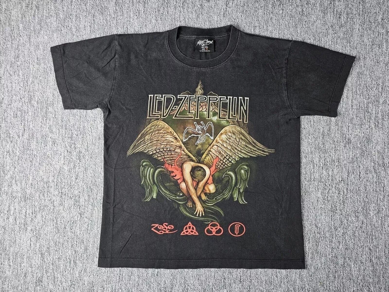 Other Vintage 90s Led Zeppelin Swan Song Icarus Double Sided Tee M Size US M / EU 48-50 / 2 - 1 Thumbnail
