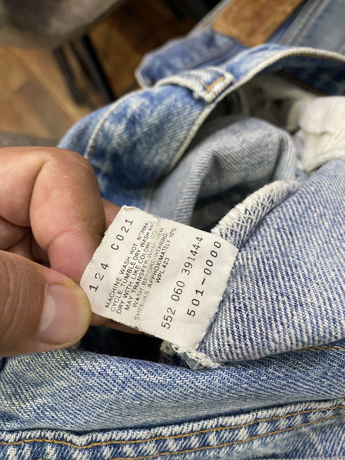 Levi's × Levi's Vintage Clothing × Vintage W31x31 vintage levi's 501 faded made in USA Size US 31 - 8 Thumbnail