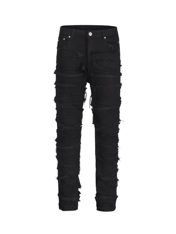 VIBE damaged faded grunge ripped jeans Size US 32 / EU 48 - 3 Thumbnail