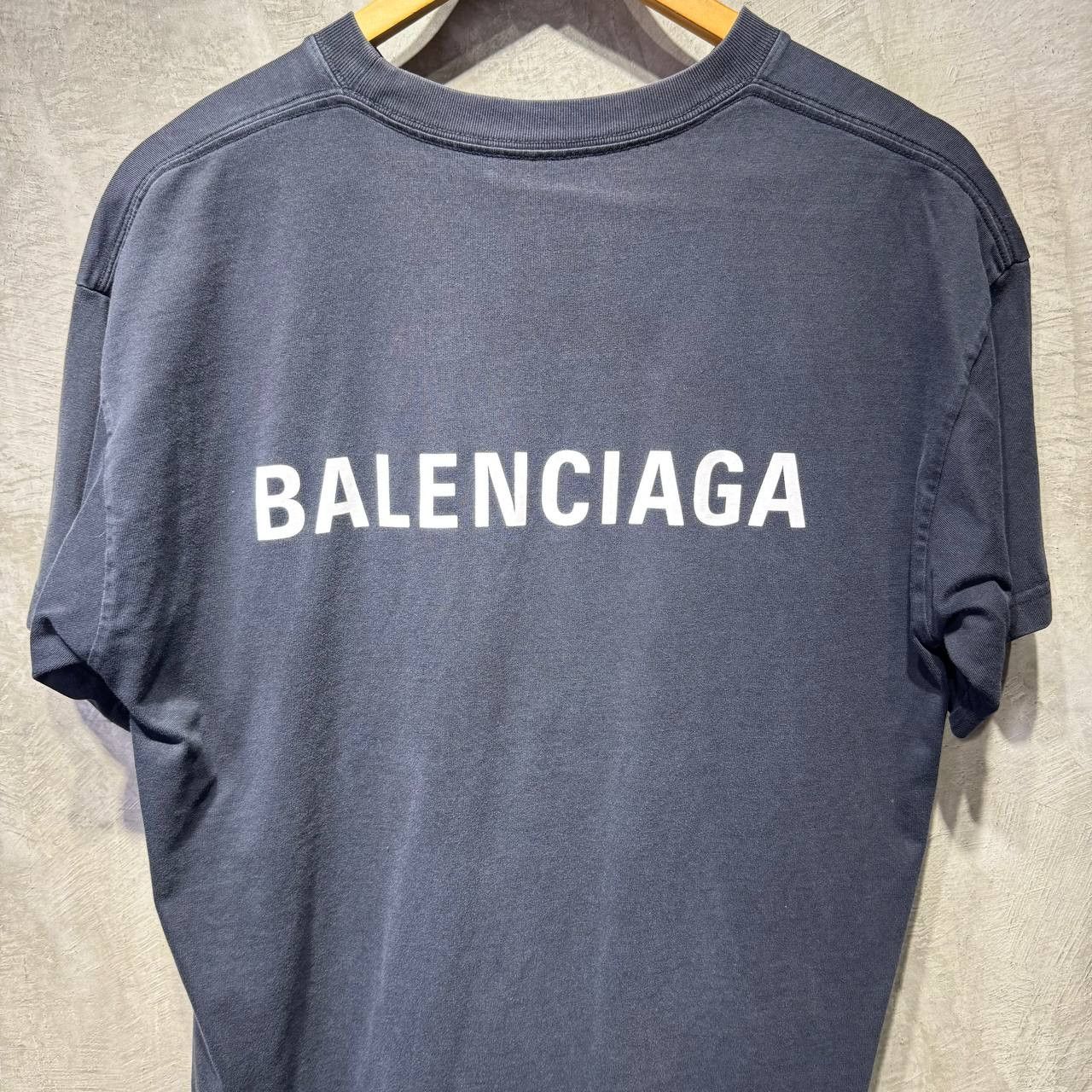 Balenciaga Balenciaga spell out logo tee Size US M / EU 48-50 / 2 - 2 Thumbnail