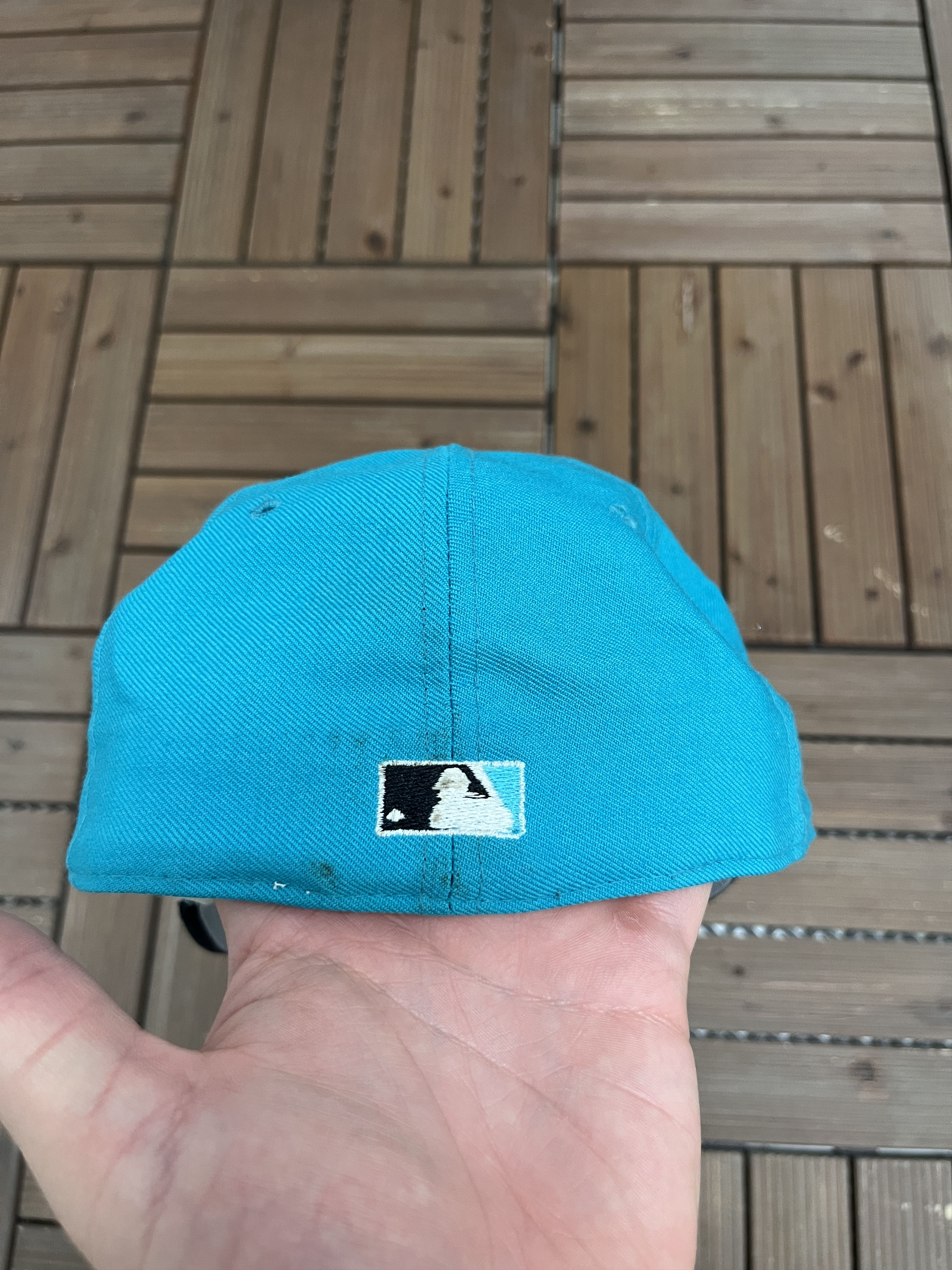 New Era × Vintage Florida Marlins Embroidered Vintage Hat Cap Size 7 1/8 Size ONE SIZE - 5 Thumbnail