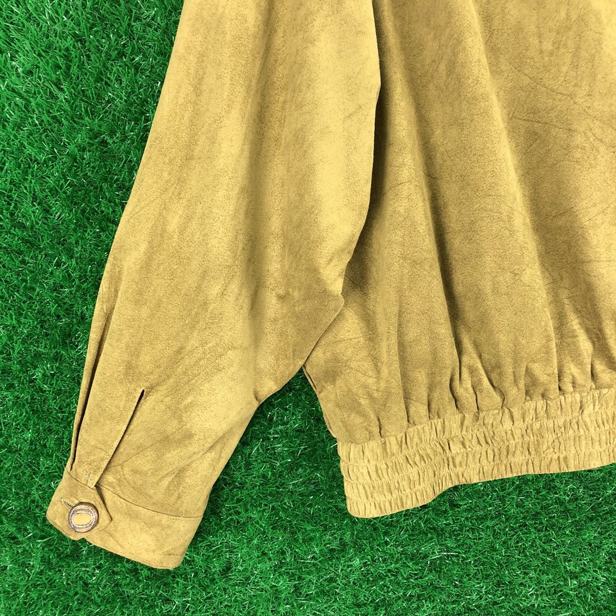 Bruno Piattelli Vintage 80's Bruno Piattelli Roma Moleskin Cropped Coat Size M / US 6-8 / IT 42-44 - 6 Thumbnail