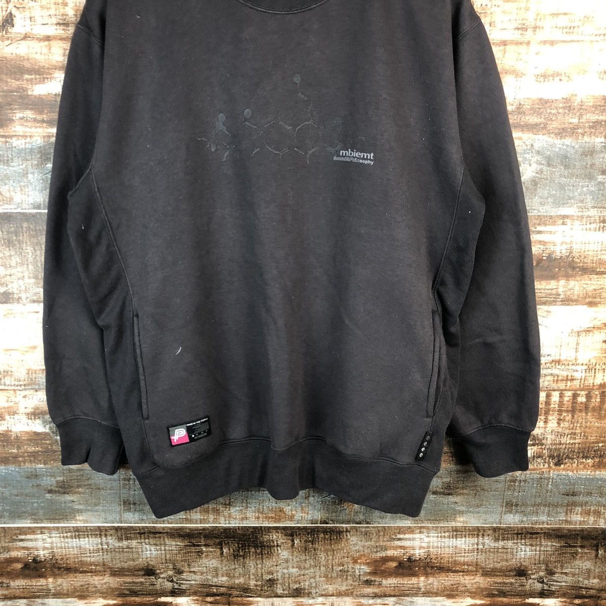 Japanese Brand × Vintage Power To The People Grey Sweatshirt #A1592 Size US M / EU 48-50 / 2 - 6 Thumbnail