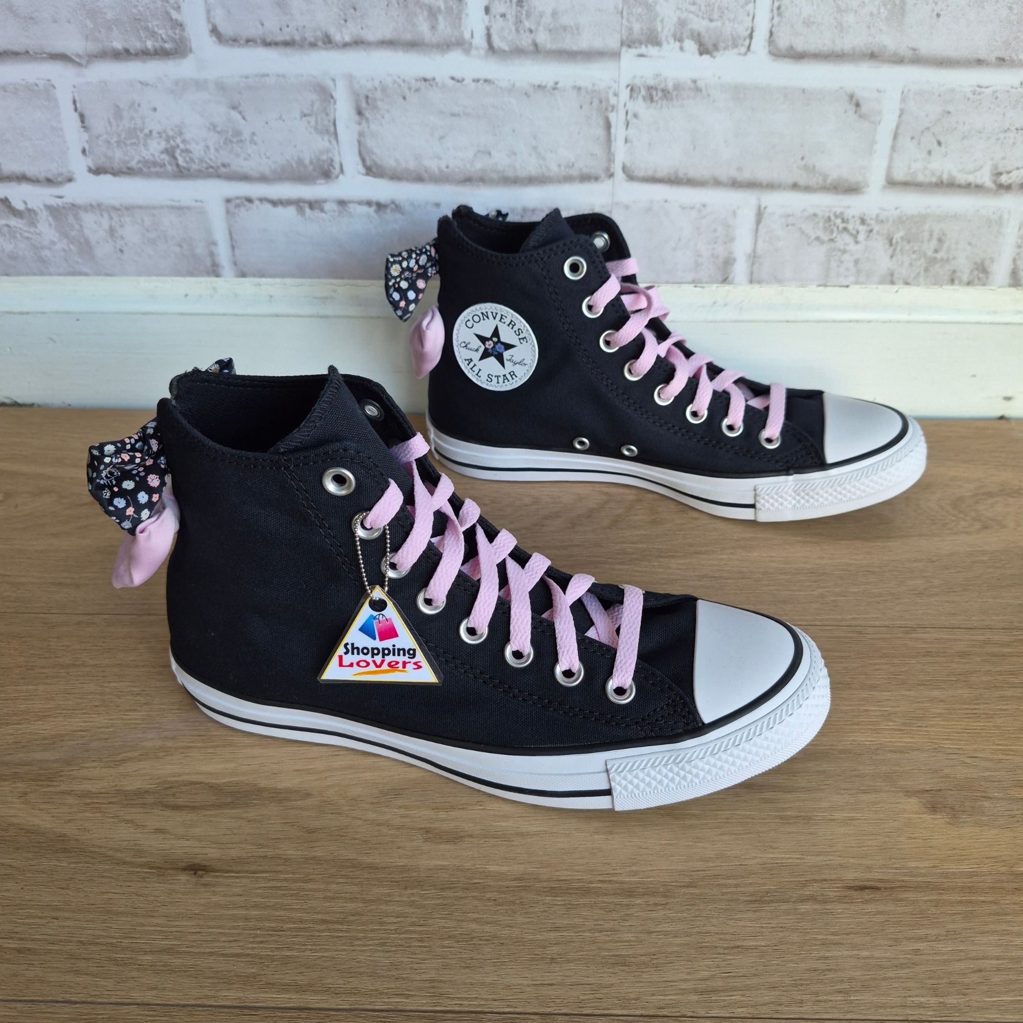Converse ⭐Converse Chuck Taylor Hi Floral Bow Sz 9 Mens Shoes Sneaker Size US 9 / EU 42 - 3 Thumbnail