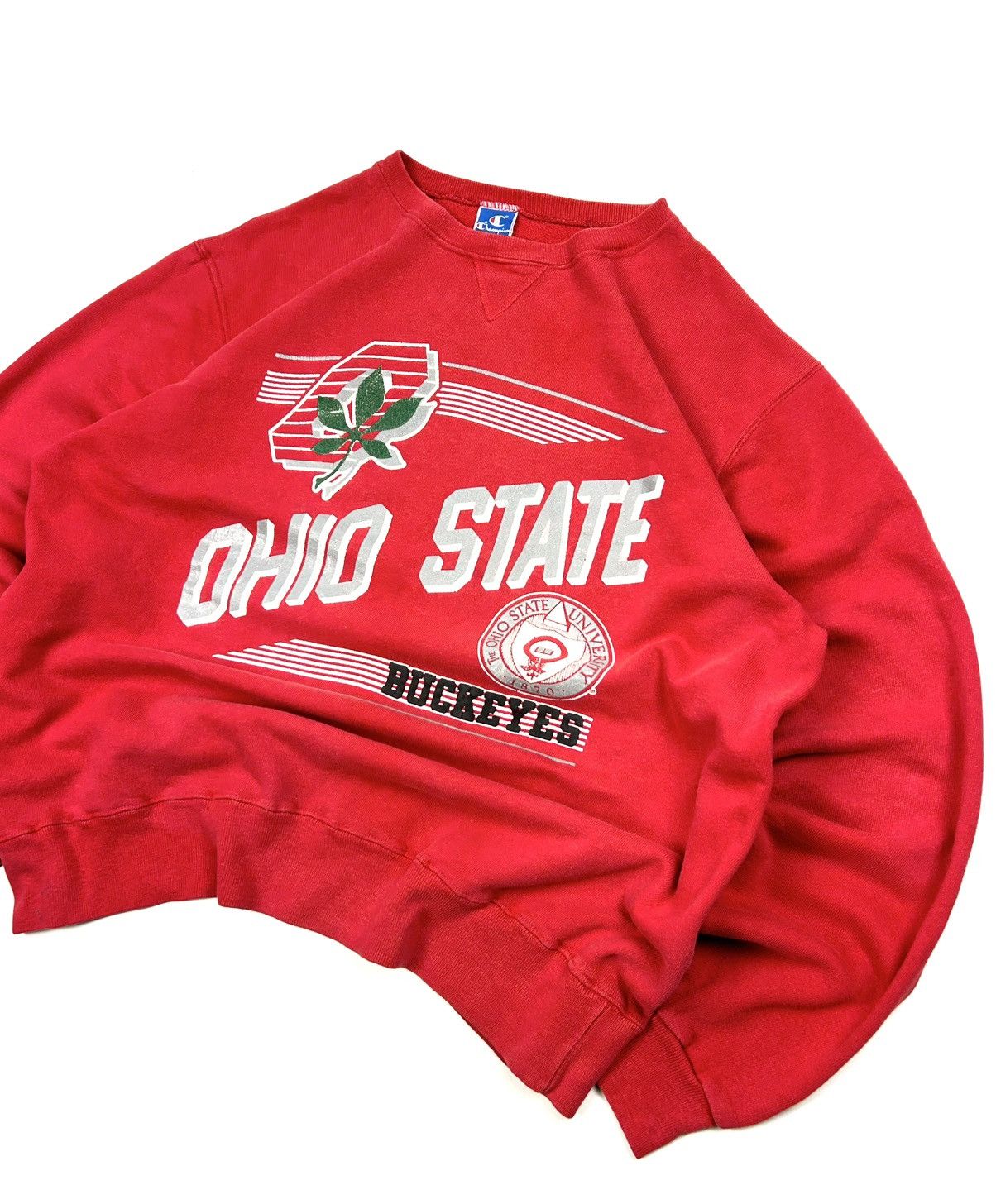 Champion 80s Champion Ohio State Buckeyes Sweatshirt Crewneck Vintage Size US XL / EU 56 / 4 - 3 Thumbnail