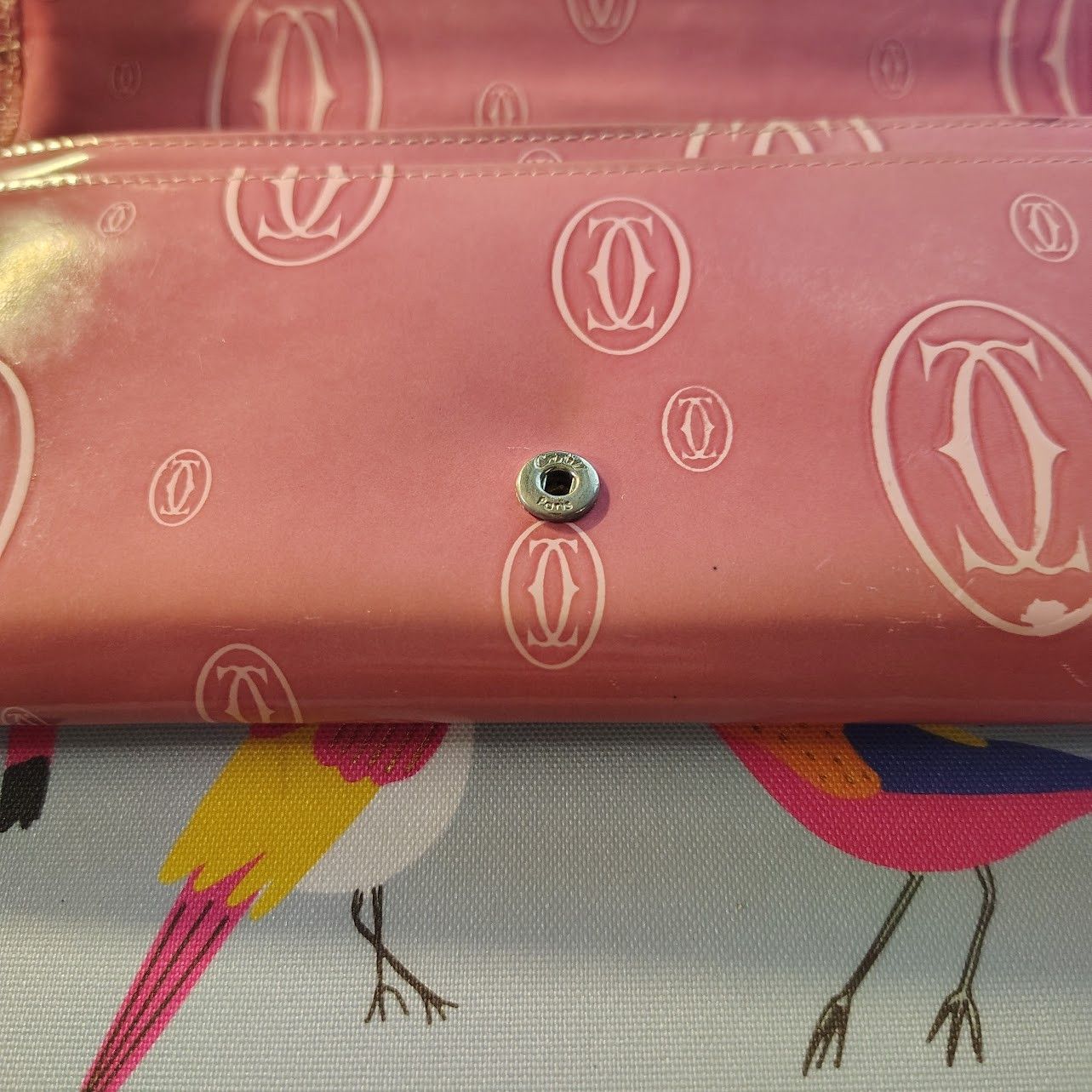 Cartier Cartier Happy Birthday long wallet in pink patent leather Size ONE SIZE - 5 Thumbnail